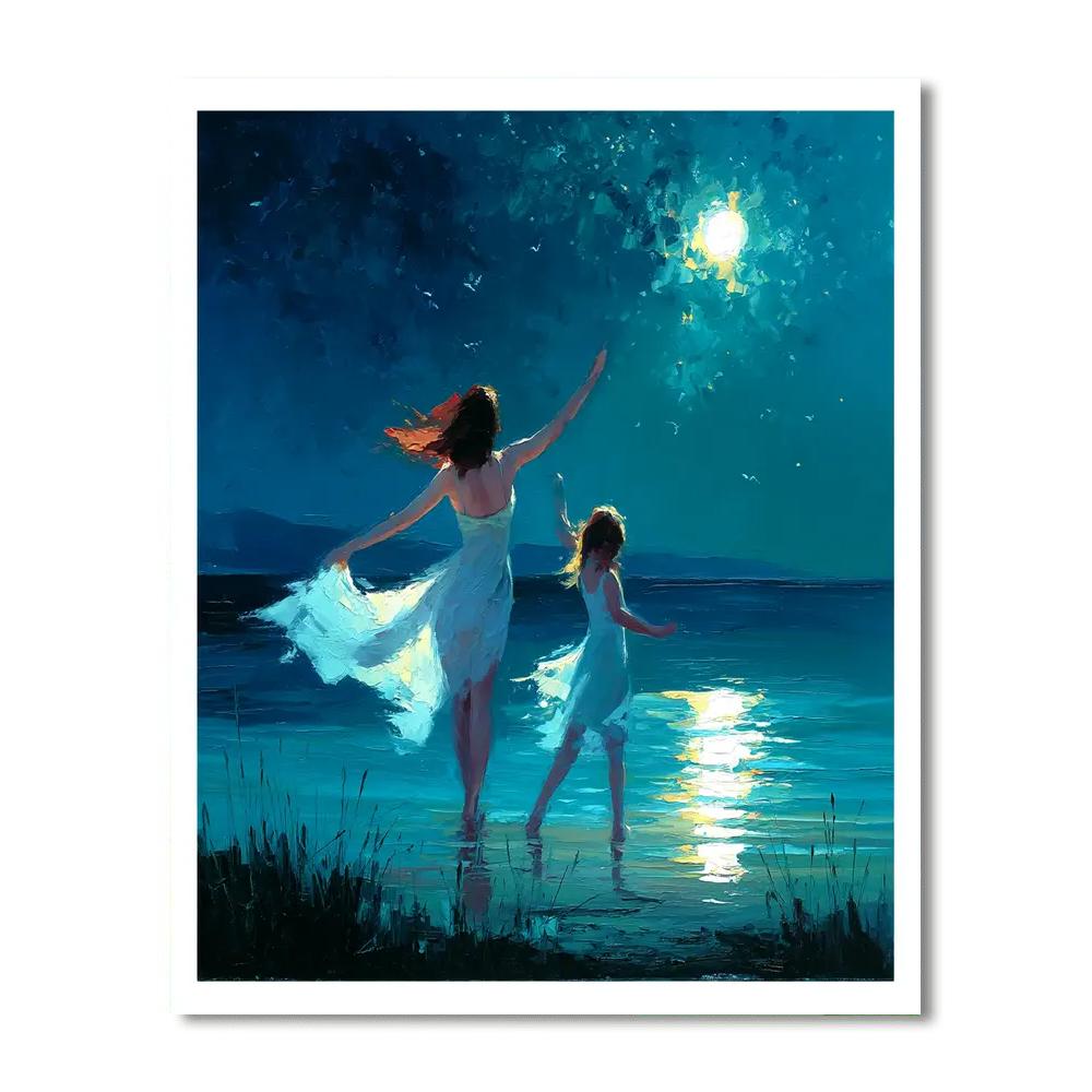 Moonlit Dance Of Motherhood DIY Paint By Numbers