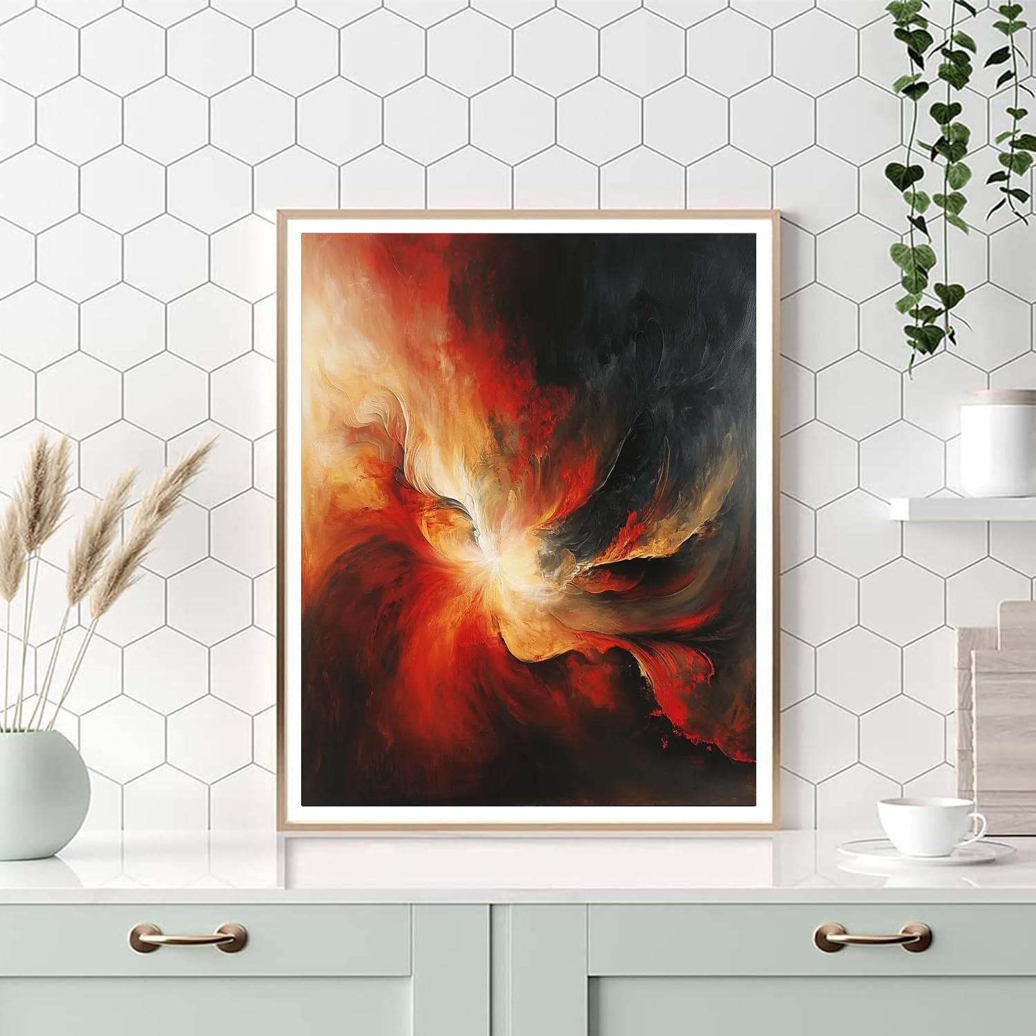 Caravaggio Inspired The Abstract Conflict  Paint By Color