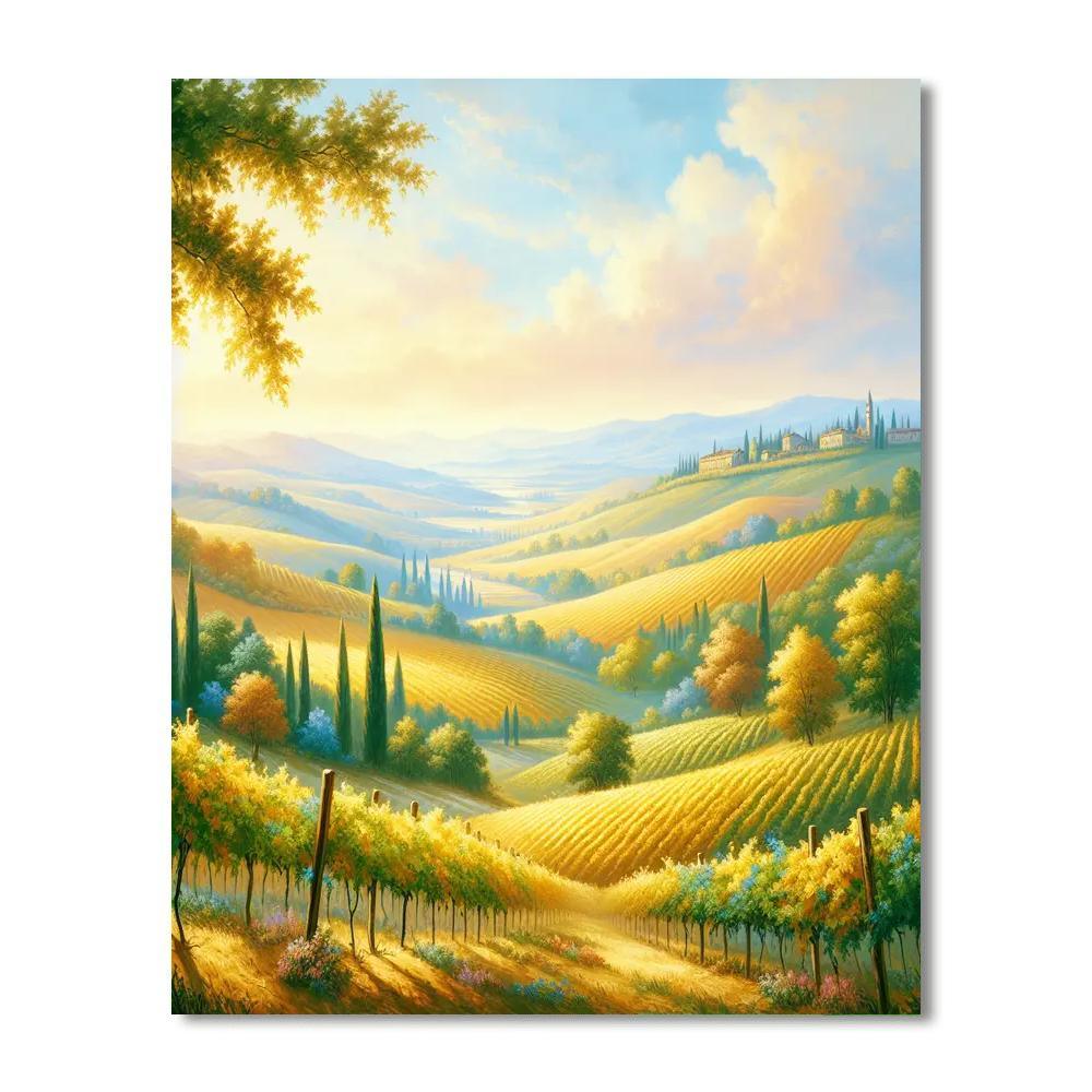 Italian Countryside Escape Paint By Number
