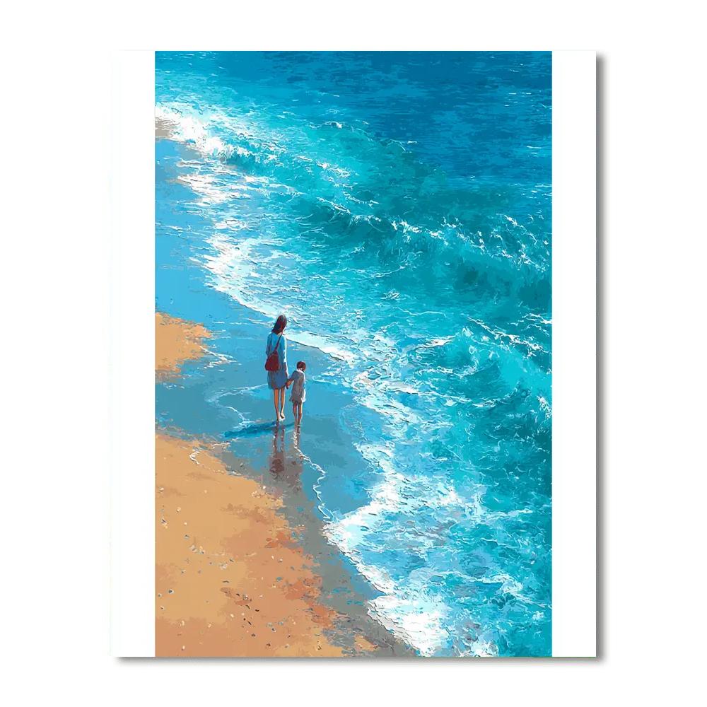 Mother's Heartbeat Of The Sea Paint By Number