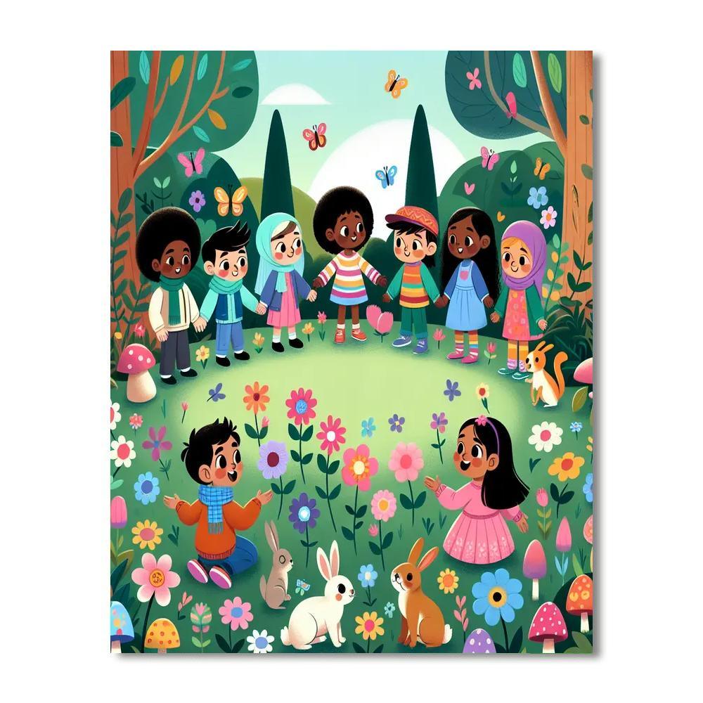 Nature's Secret Garden Number Painting