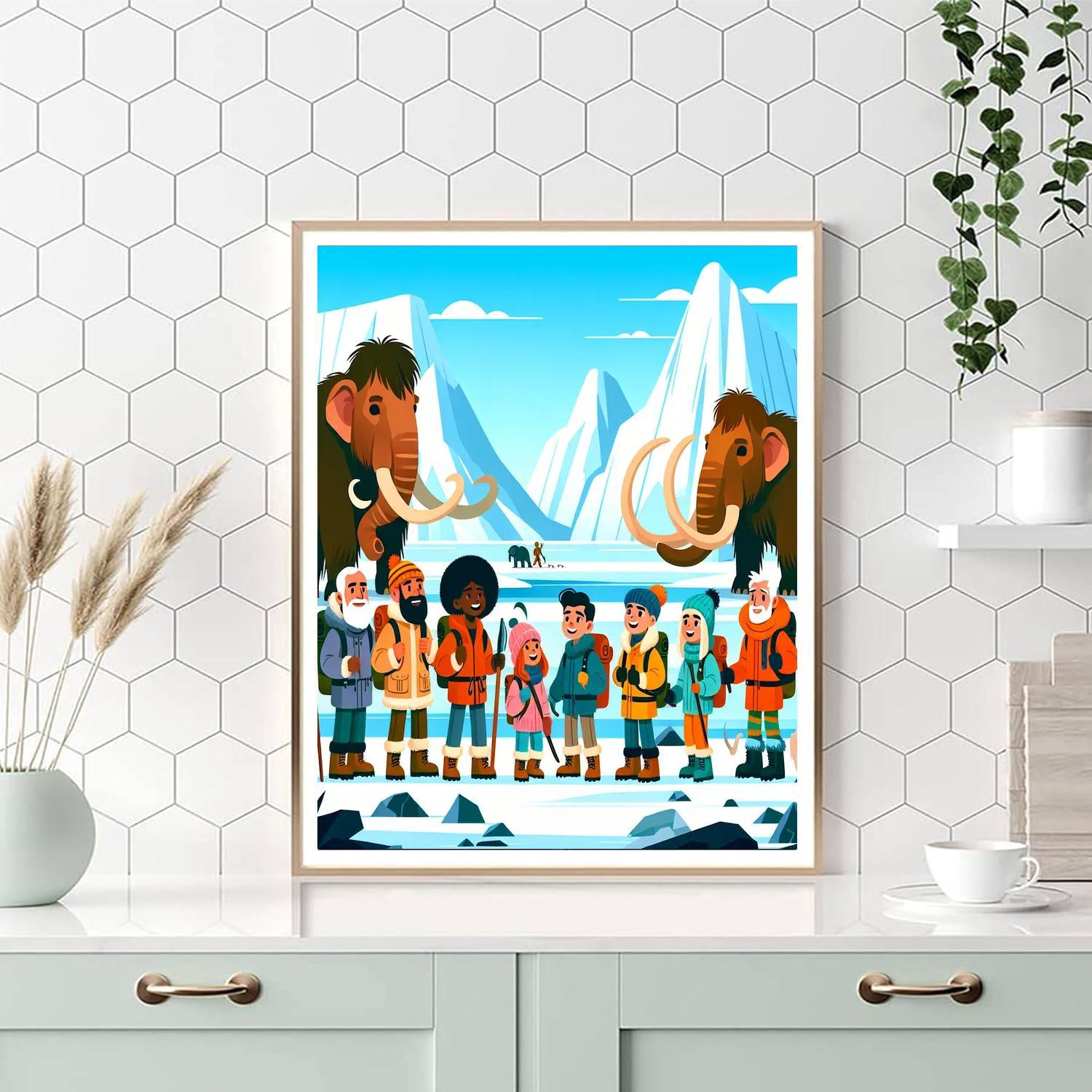 Ice Age Expedition Painting By Numbers Kit