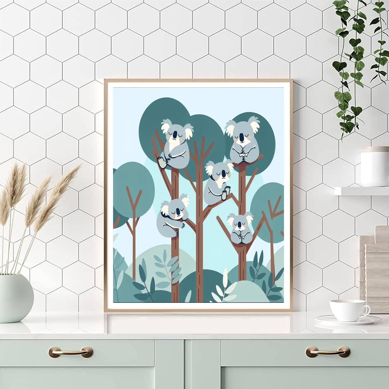 Caring Koala Community Painting By Numbers Kit