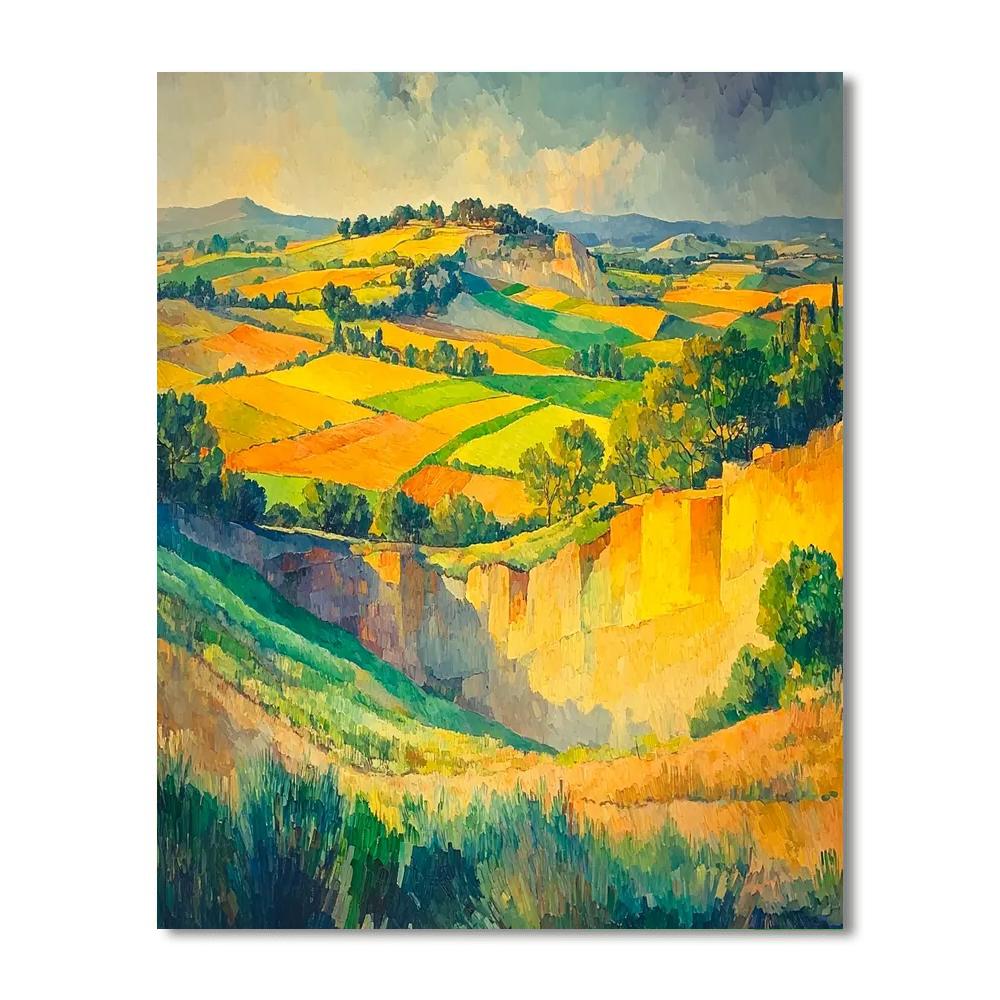 Paul Cézanne Inspired Layers Of Light  Painting By Numbers Kit