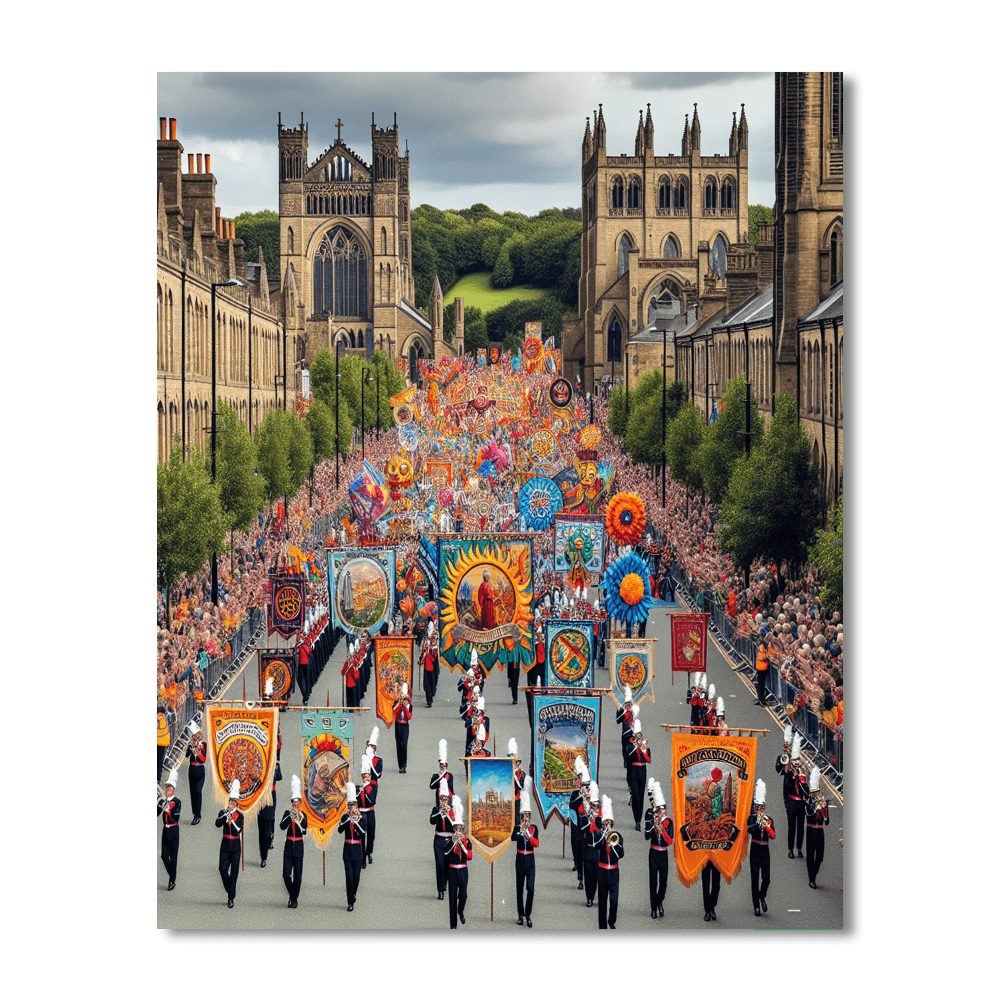 Durham Miners' Gala - Uk Paint By Numbers Kits