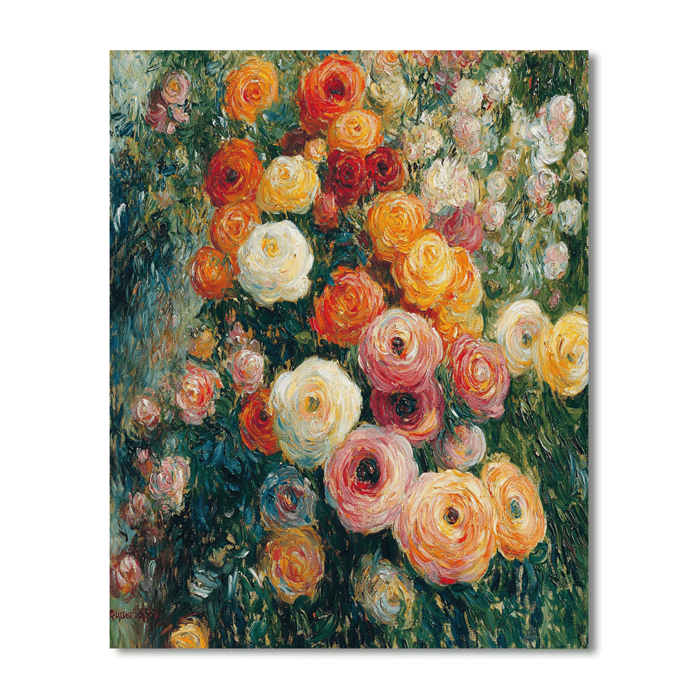 Renoir Inspired Timeless Blossoms  Painting By Numbers Kit