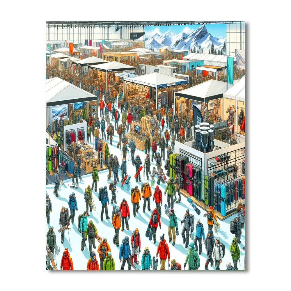 Outdoor Retailer Winter Market - Usa Paint By Numbers Art