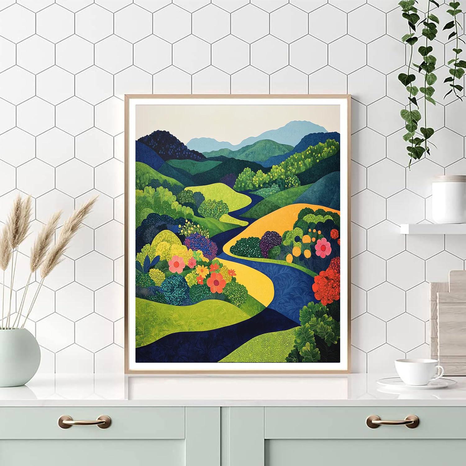 Michelangelo Inspired Nature's Canvas  Paint By Numbers