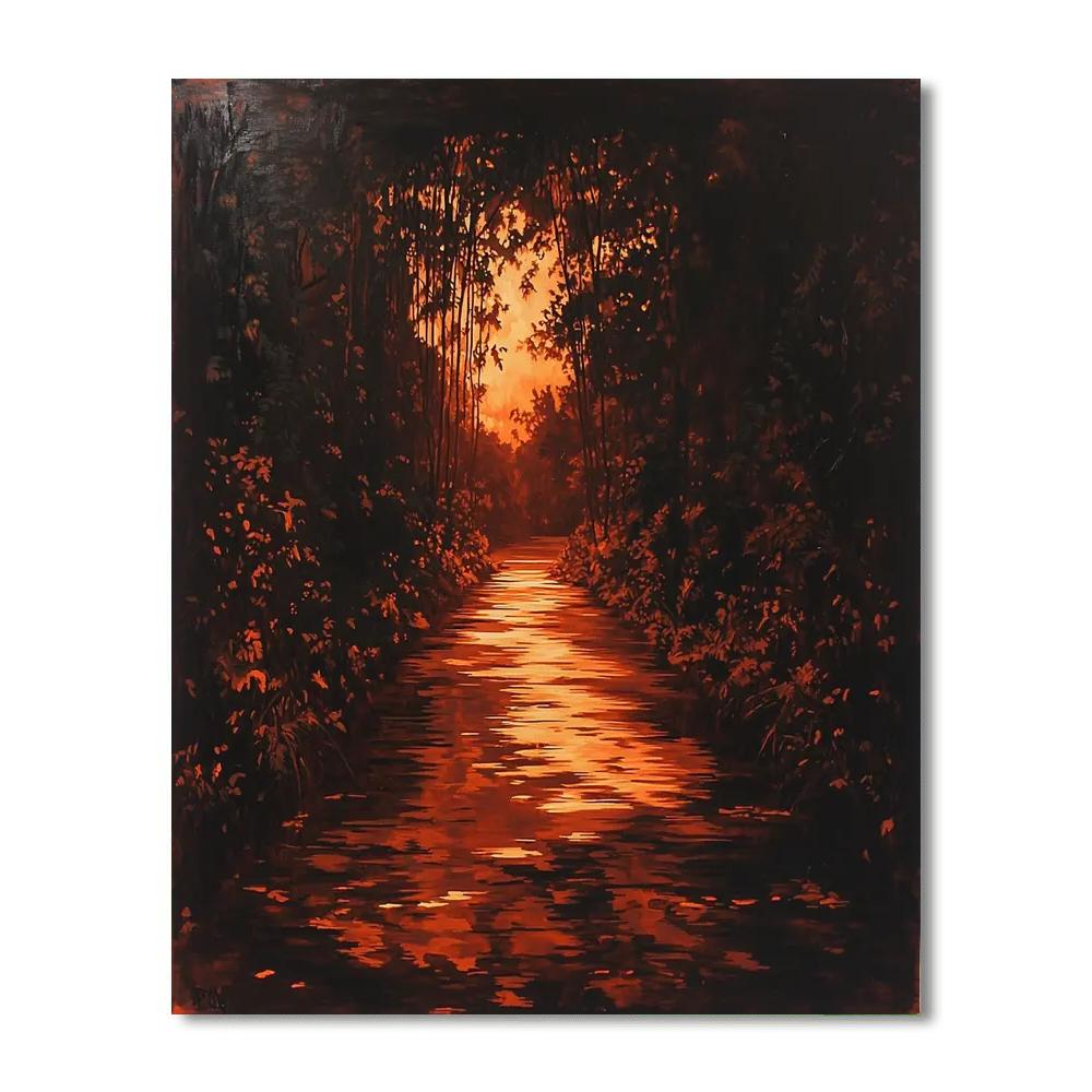 Caravaggio Inspired Tension In Nature  Number Painting