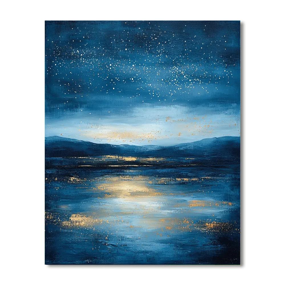 Georges Seurat Inspired Twinkling Skies  Paint By Numbers Art