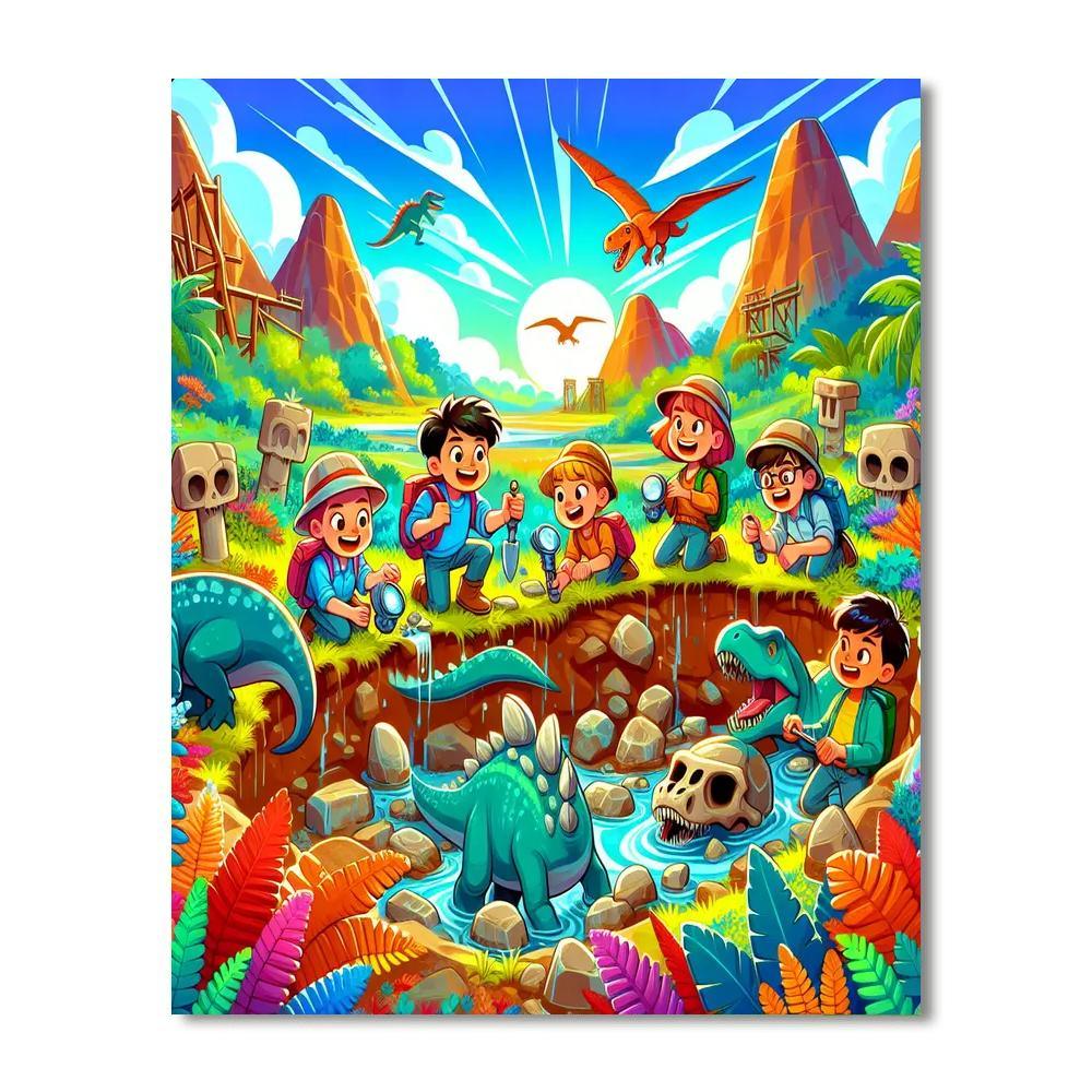 Explorers Of The Past Paint By Numbers Kits