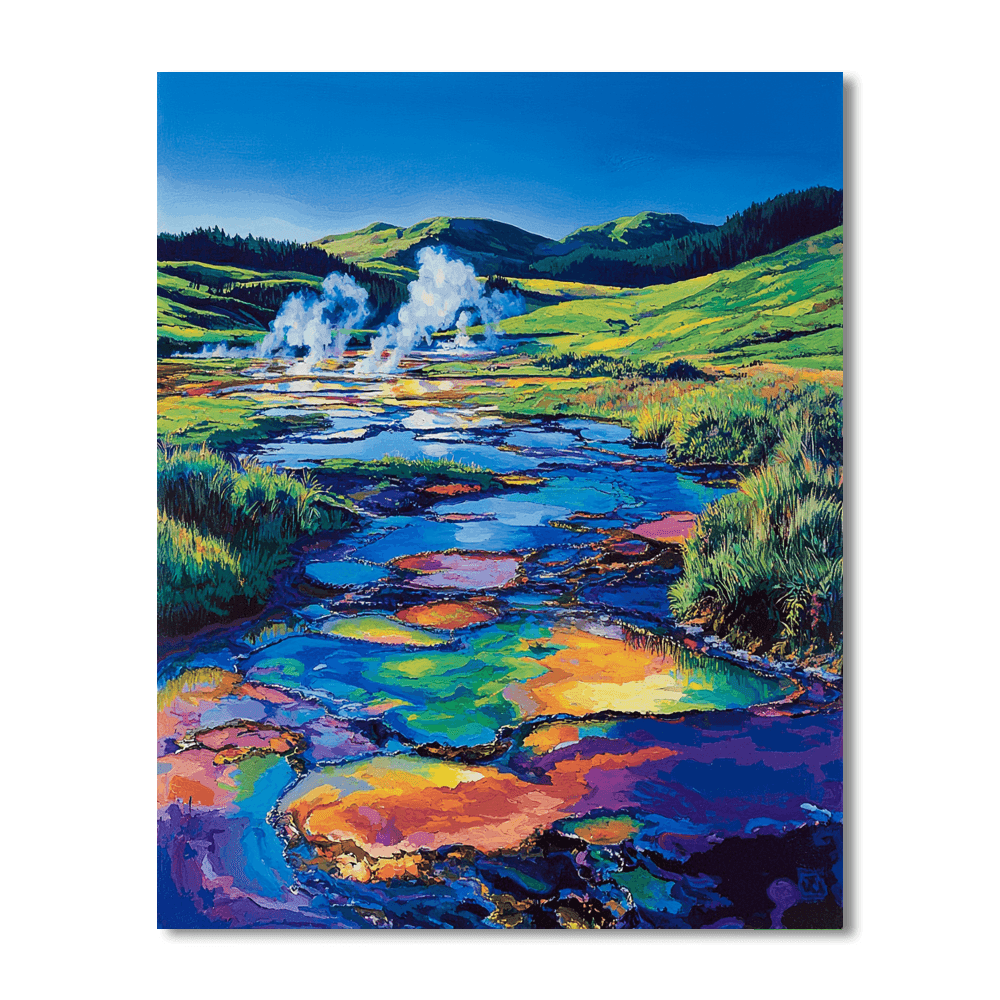 Rotorua Geothermal Wonders Paint By Numbers Kits
