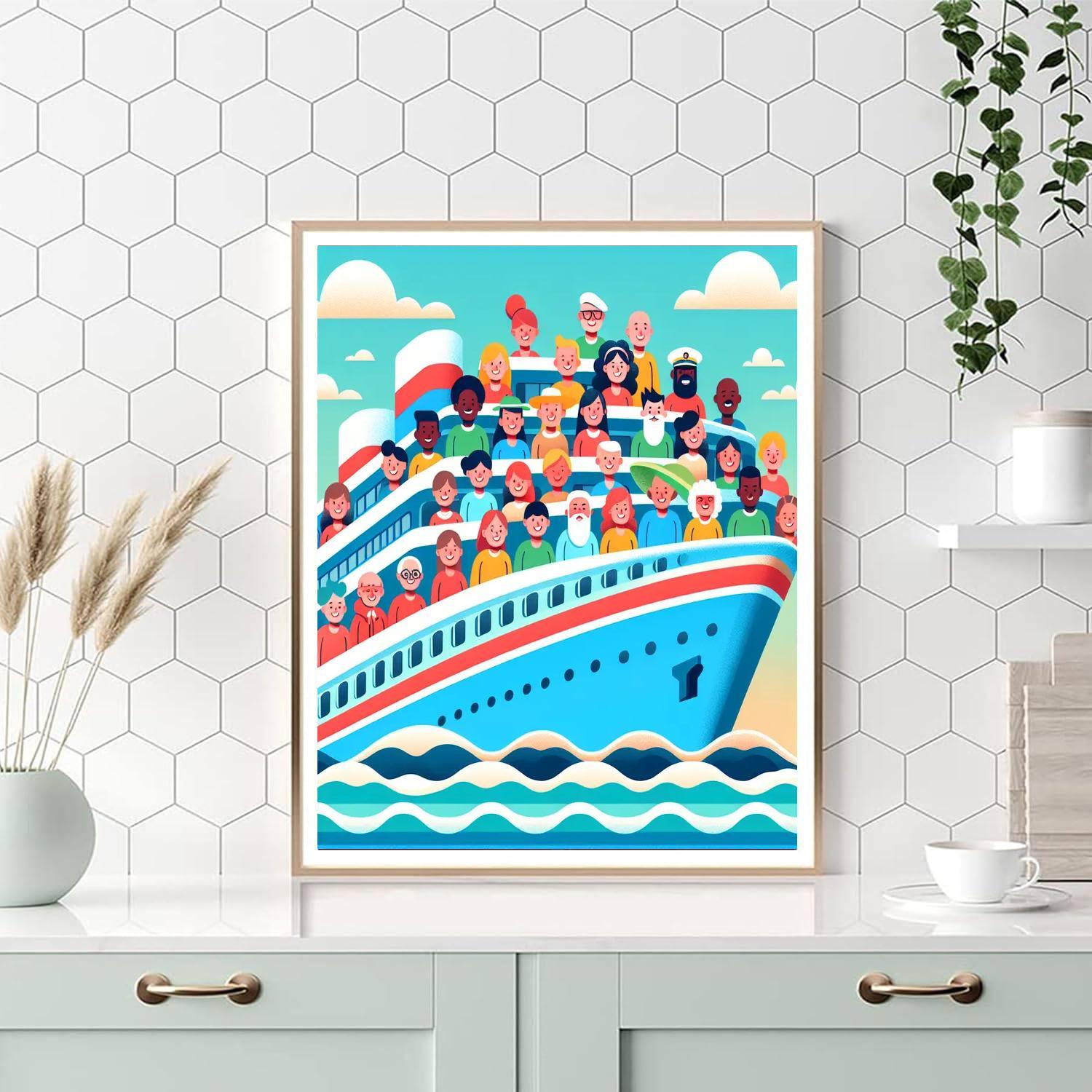 Ocean Adventure Cruise Paint By Number
