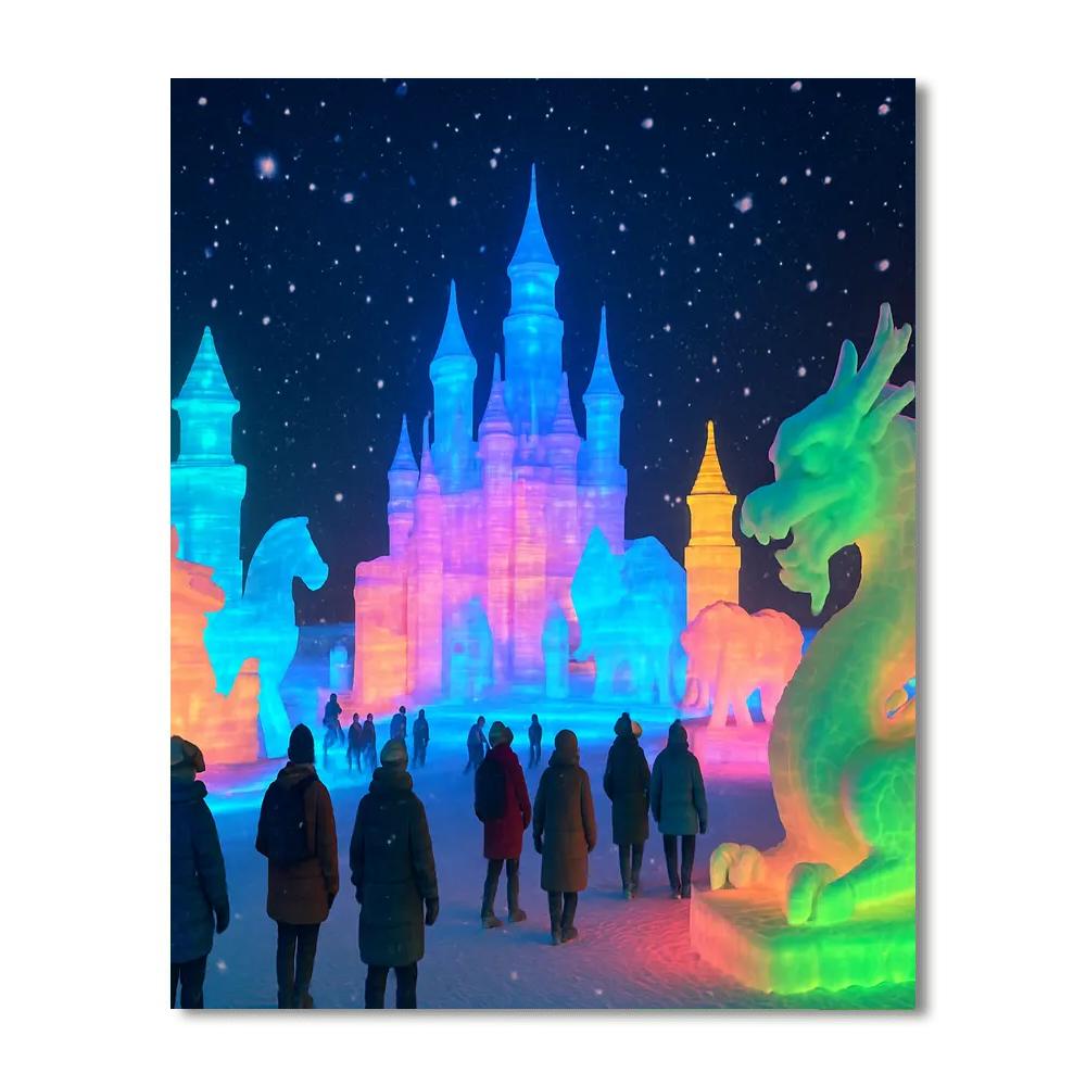 Harbin Ice And Snow Sculpture Festival - Harbin, China DIY Paint By Numbers
