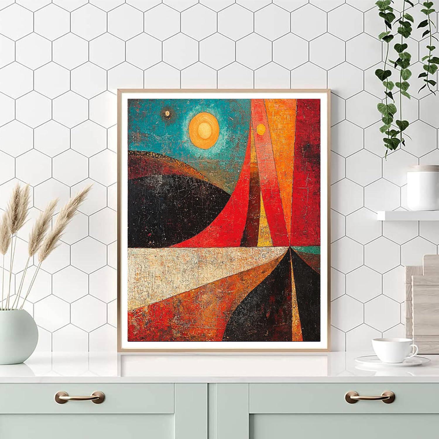 Paul Klee Inspired Emotional Resonance  Numbered Painting Kits