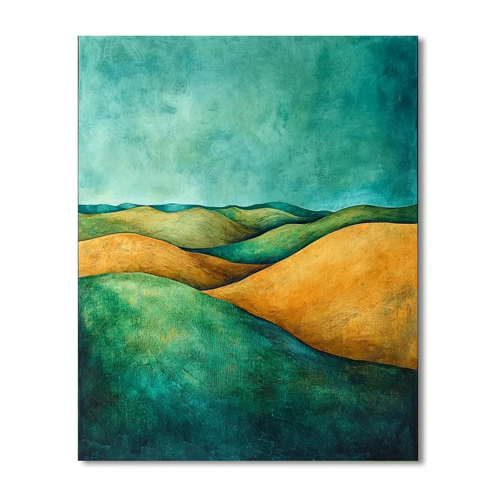 Paul Cézanne Inspired Transcendent Terrain  Painting By Numbers Kit