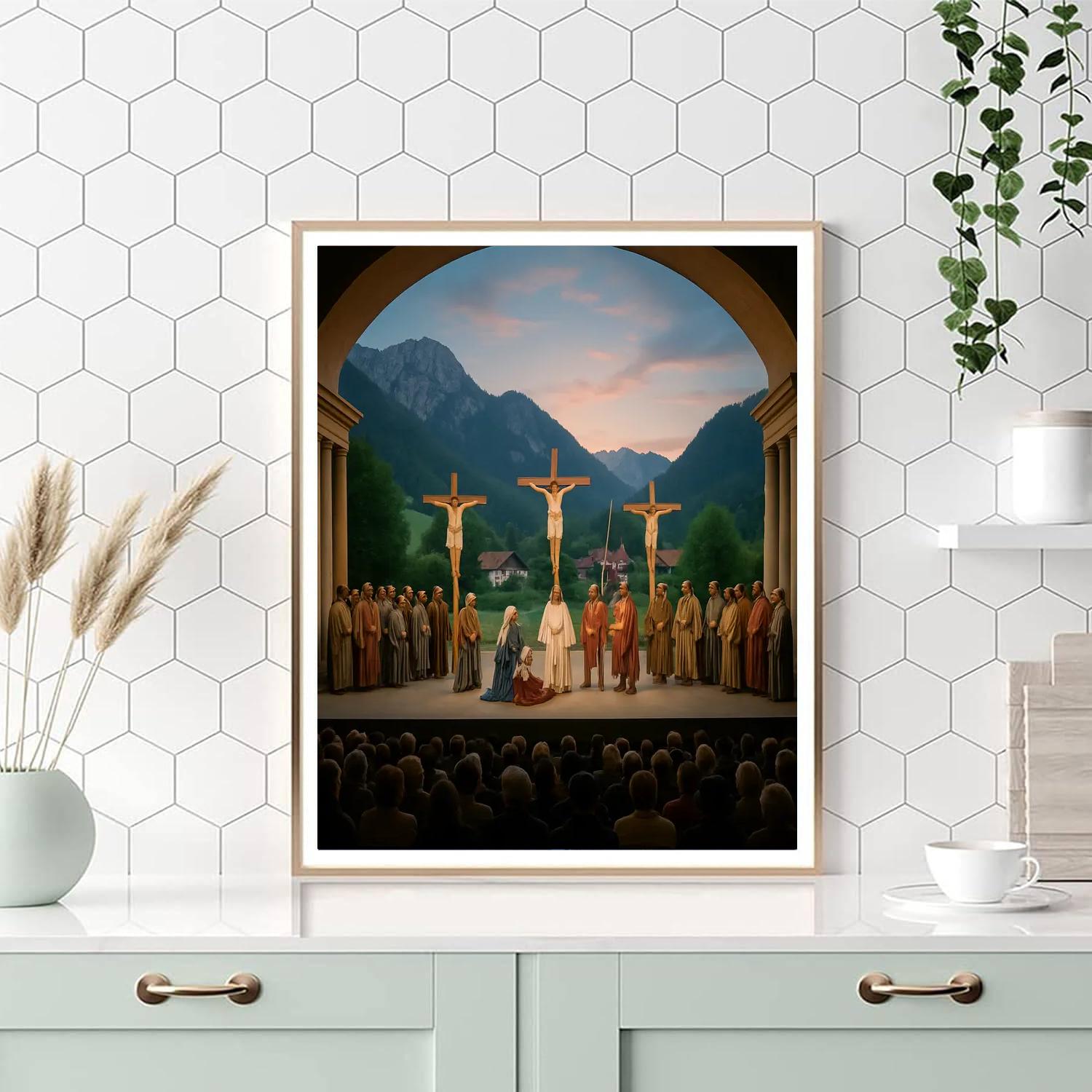 Oberammergau Passion Play - Oberammergau Paint By Number