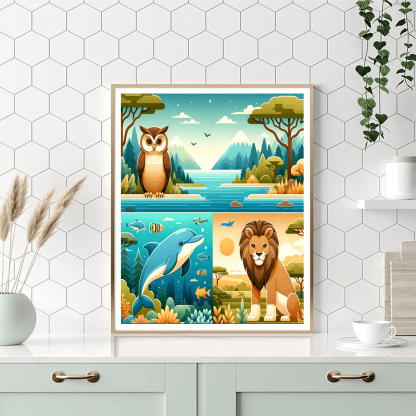 Exploring Ecosystems DIY Paint By Numbers