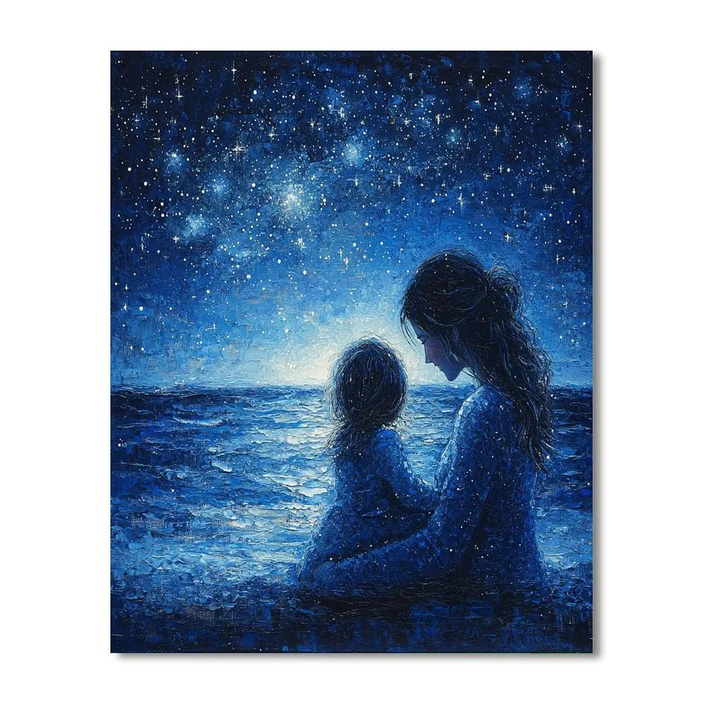 Embraced By Stars Paint By Numbers