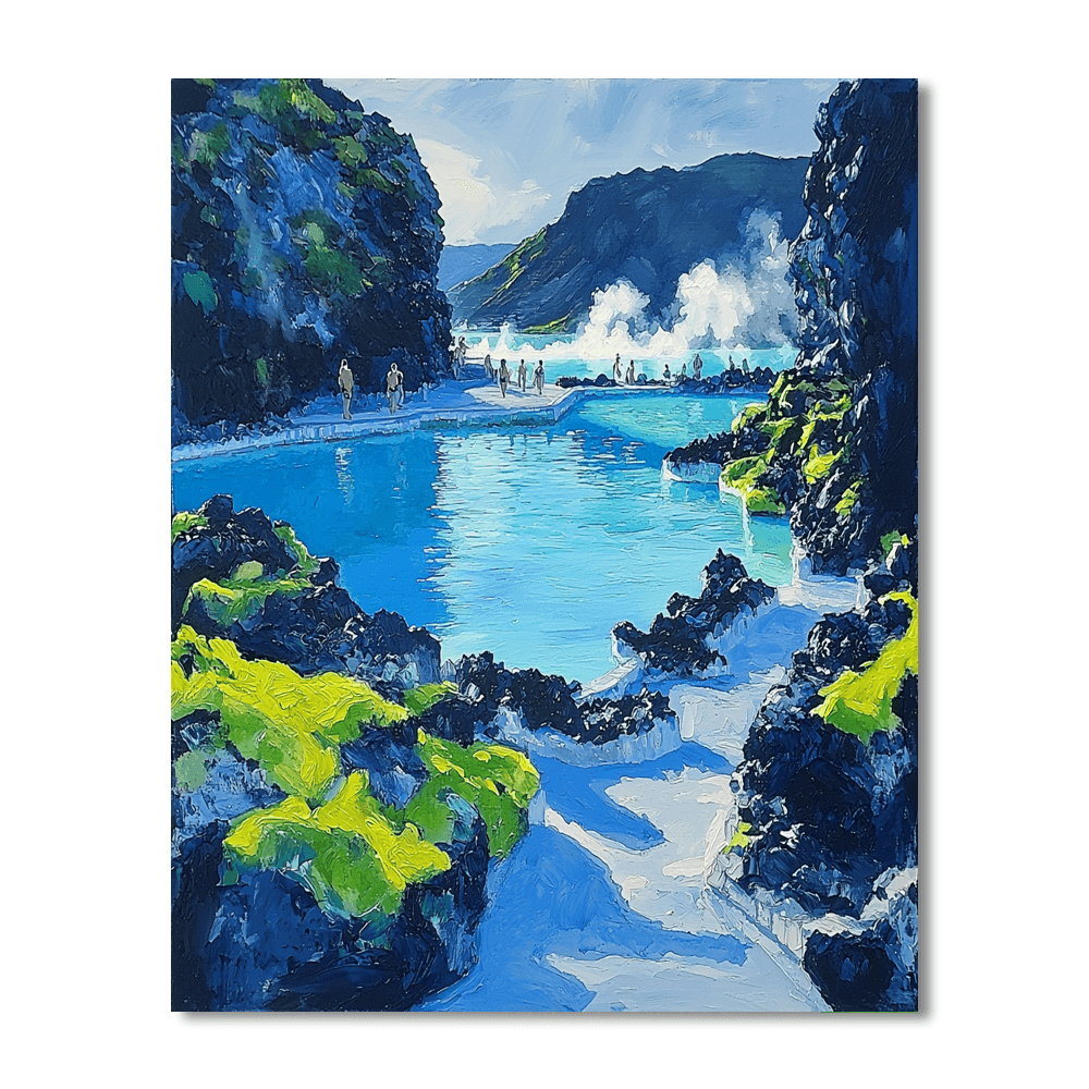 The Blue Lagoon DIY Paint By Numbers