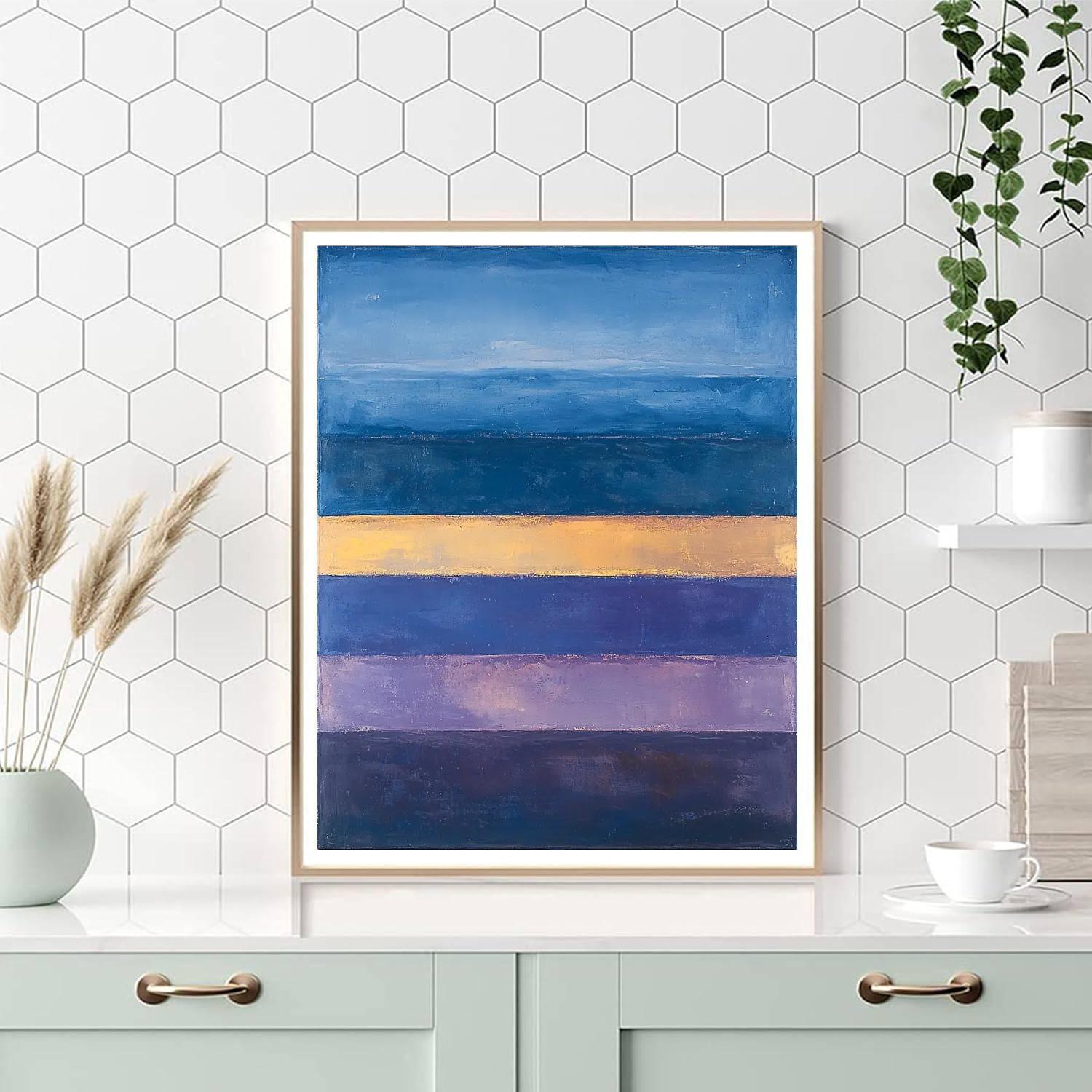 Mark Rothko Inspired Serenity Of Color Horizon  Painting By Numbers Kit