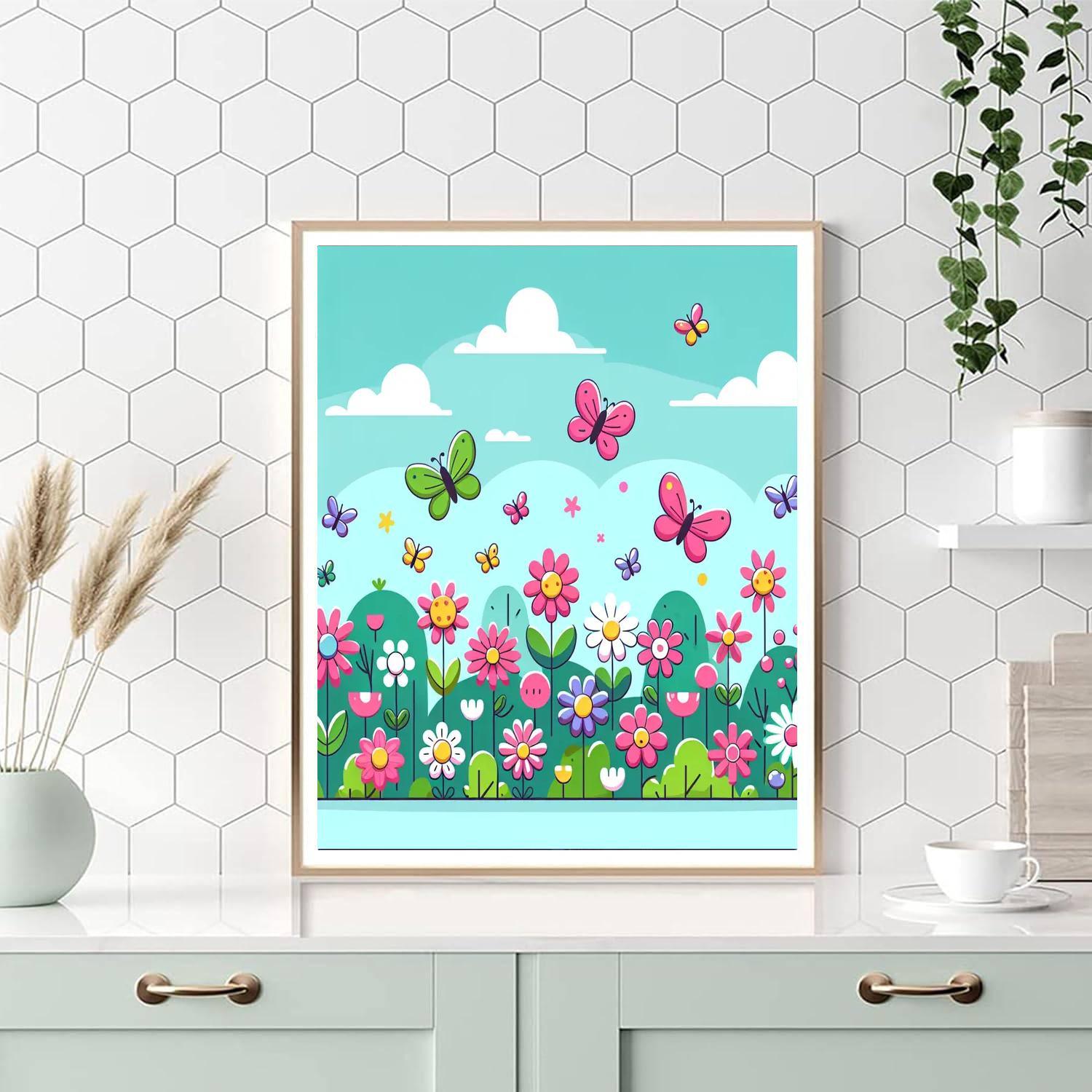 Garden Gala Paint By Numbers Art