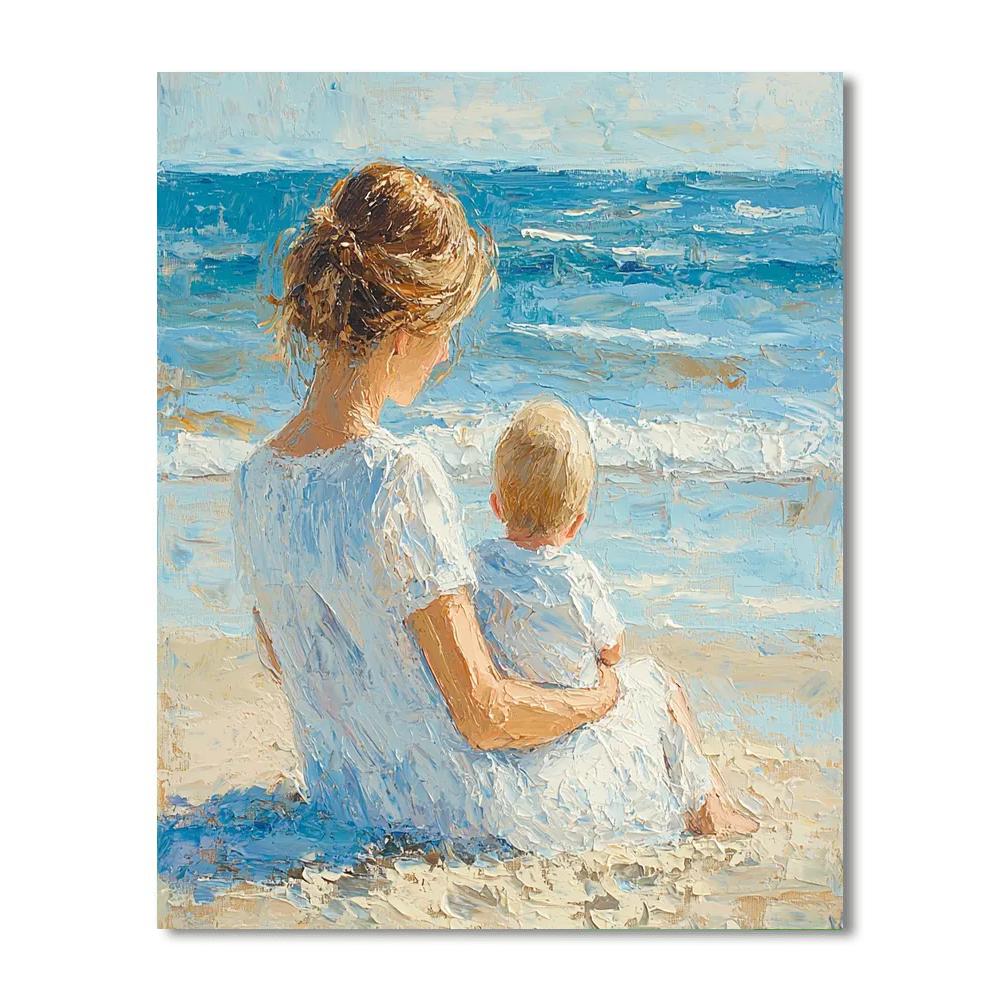 Summer Seaside Serenade Number Painting