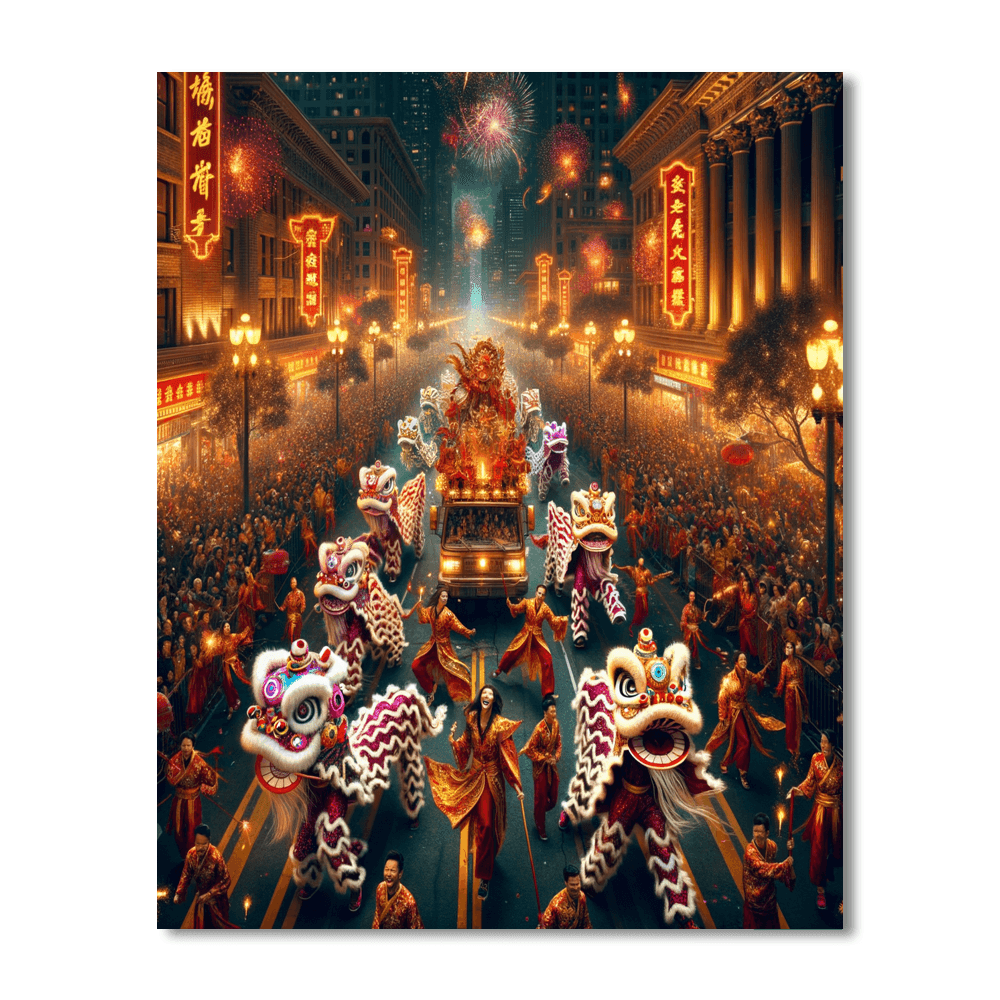 San Francisco Chinese New Year Festival - Usa Paint By Color
