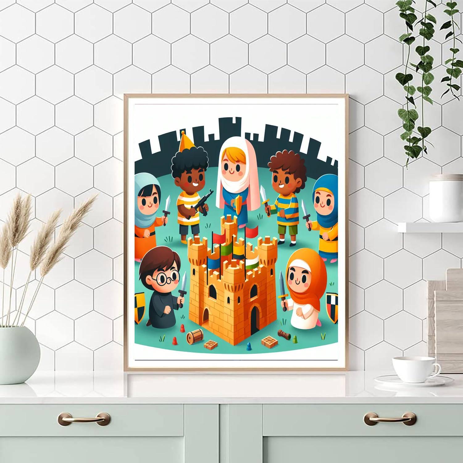 Castle Siege Surprise Paint By Number
