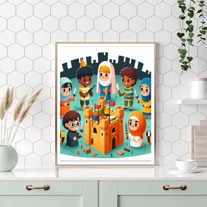 Castle Siege Surprise Paint By Number