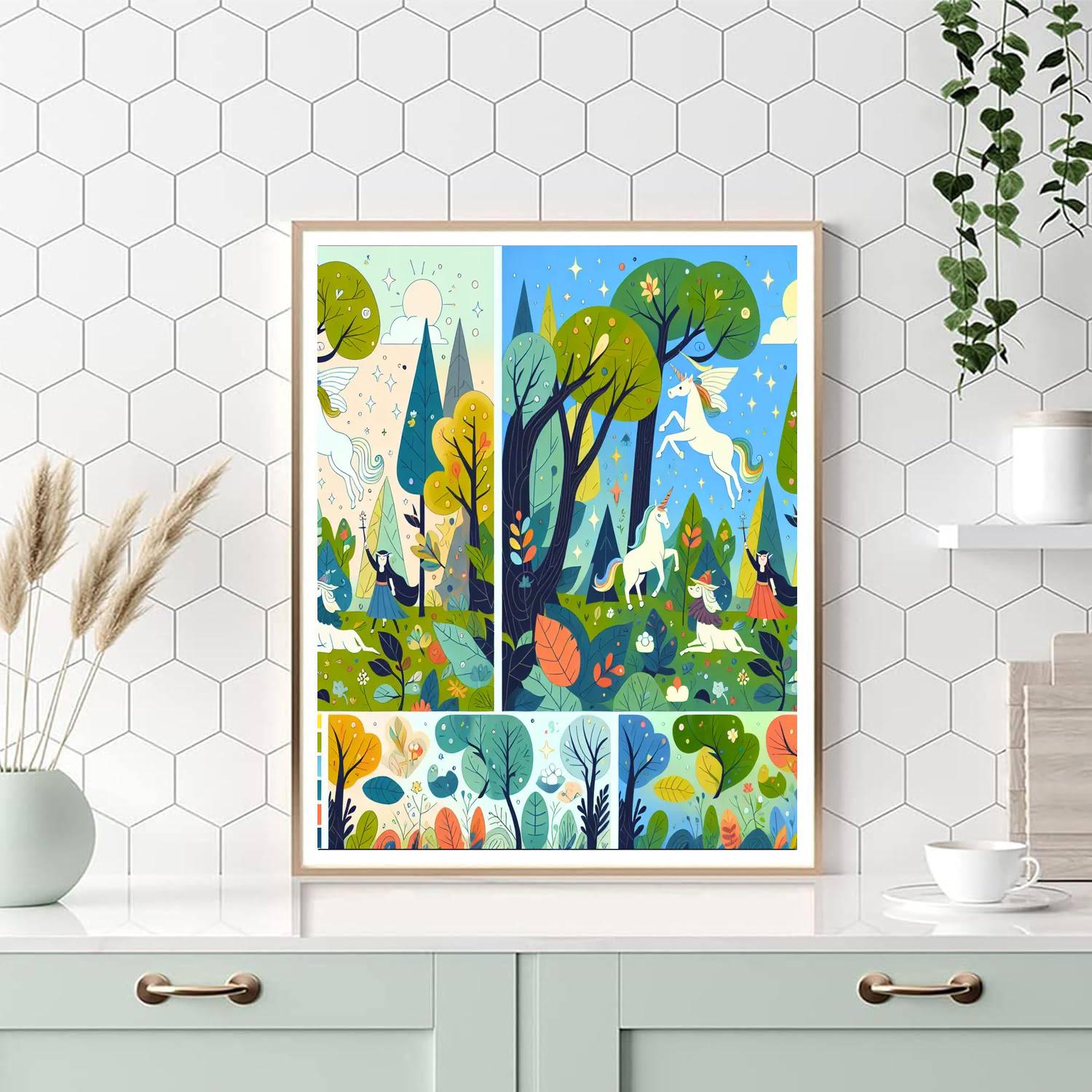 Fairy Tale Forest Enchantment DIY Paint By Numbers