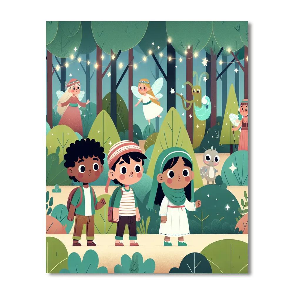 Adventure In Fairy Forest Paint By Color