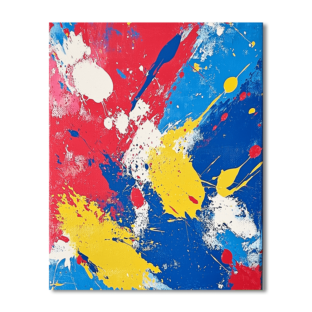 Jackson Pollock Inspired Dreamy Abstracts  Painting By Numbers Kit