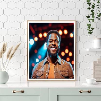 Kevin Hart: The Comedic Energy Of Laughter Unleashed Numbered Painting Kits