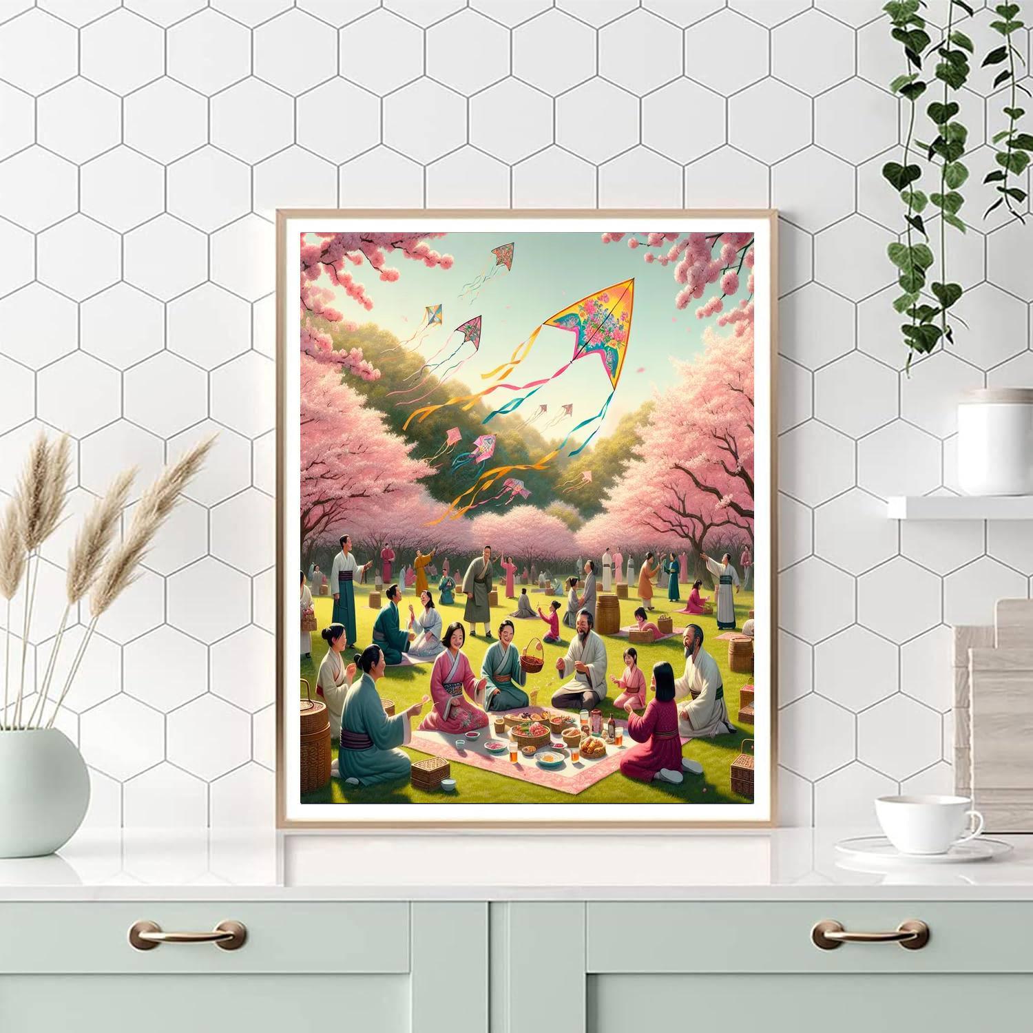 Qingming Festival Painting Number Kit