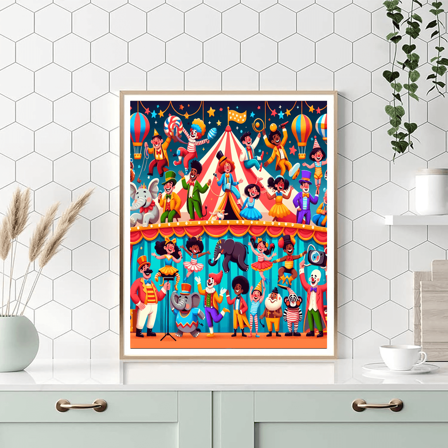 Magical Circus Journey Paint By Numbers