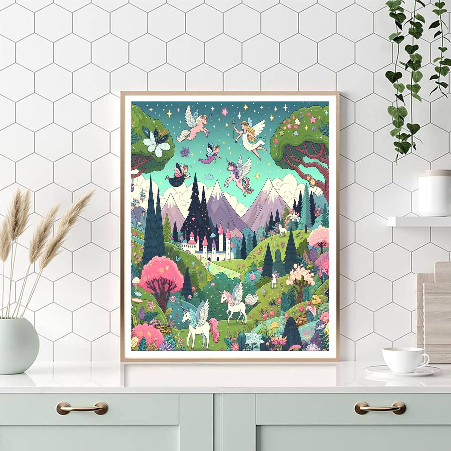 Vibrant Fantasy Adventure Painting By Numbers Kit