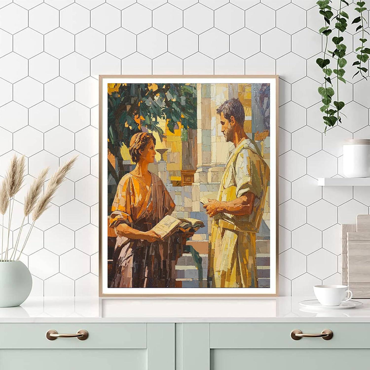 Raphael Inspired Renaissance Splendor  Painting By Numbers Kit