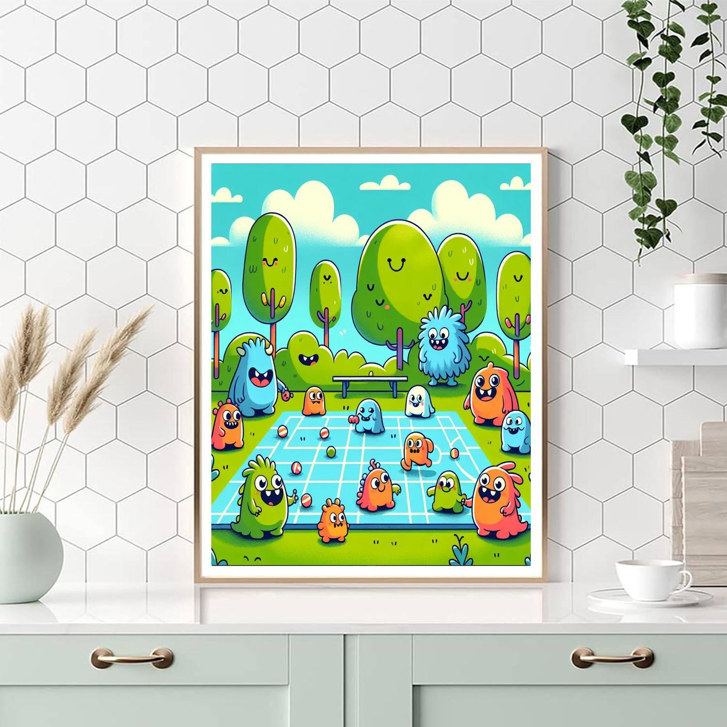 Monster Friendships Paint By Numbers Kits