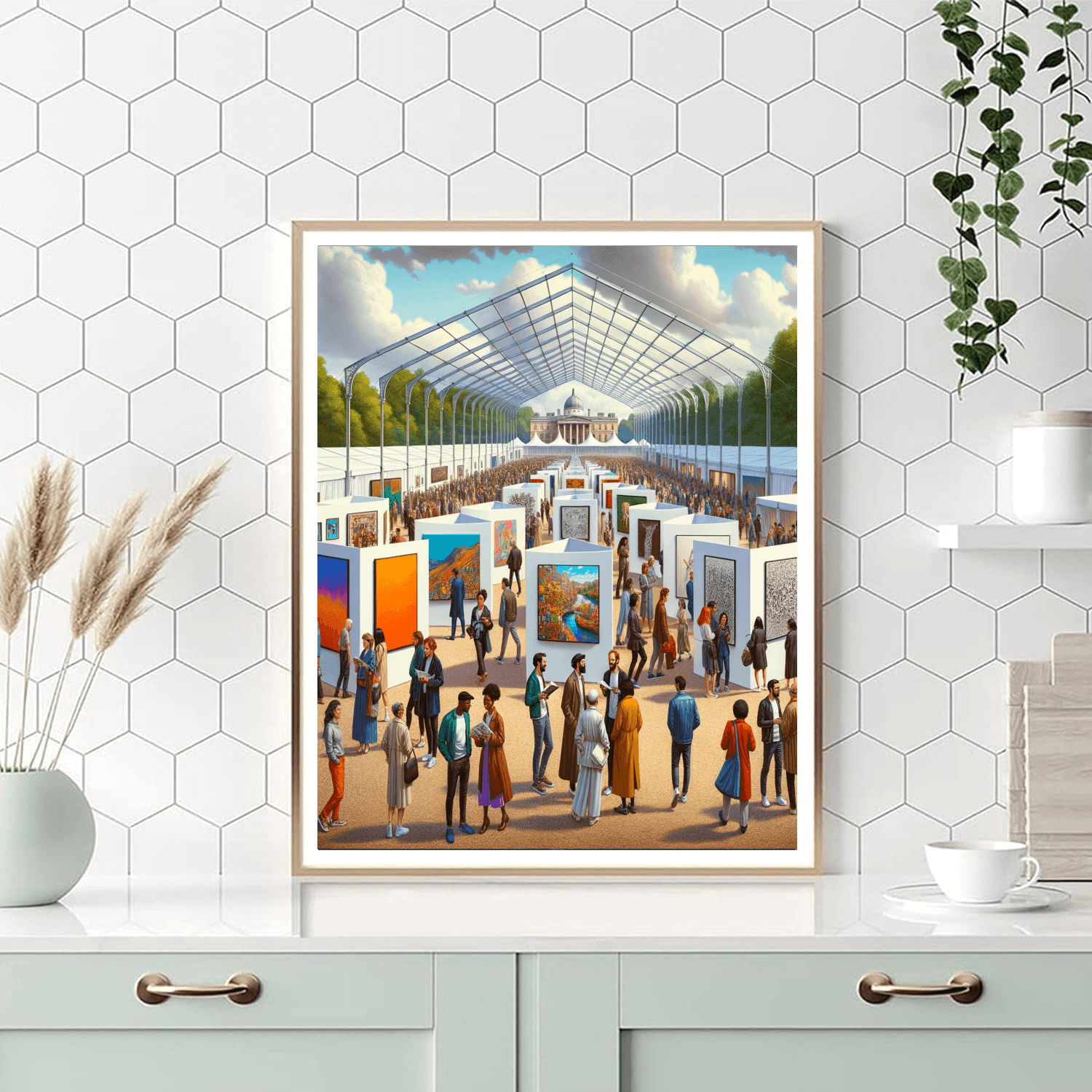 Frieze Art Fair - London, Uk Paint By Number