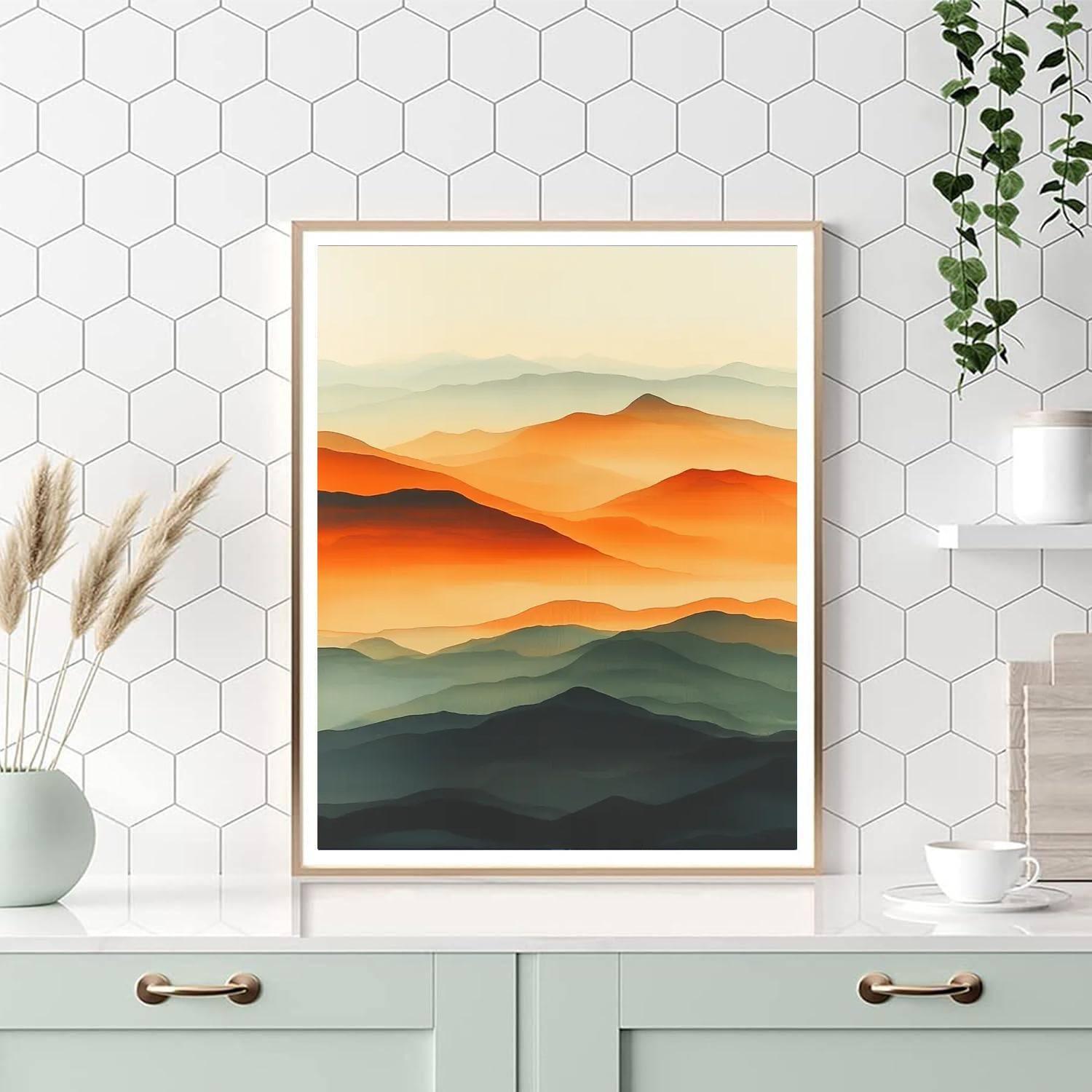 Mark Rothko Inspired The Passage Of Time  Painting By Numbers Kit