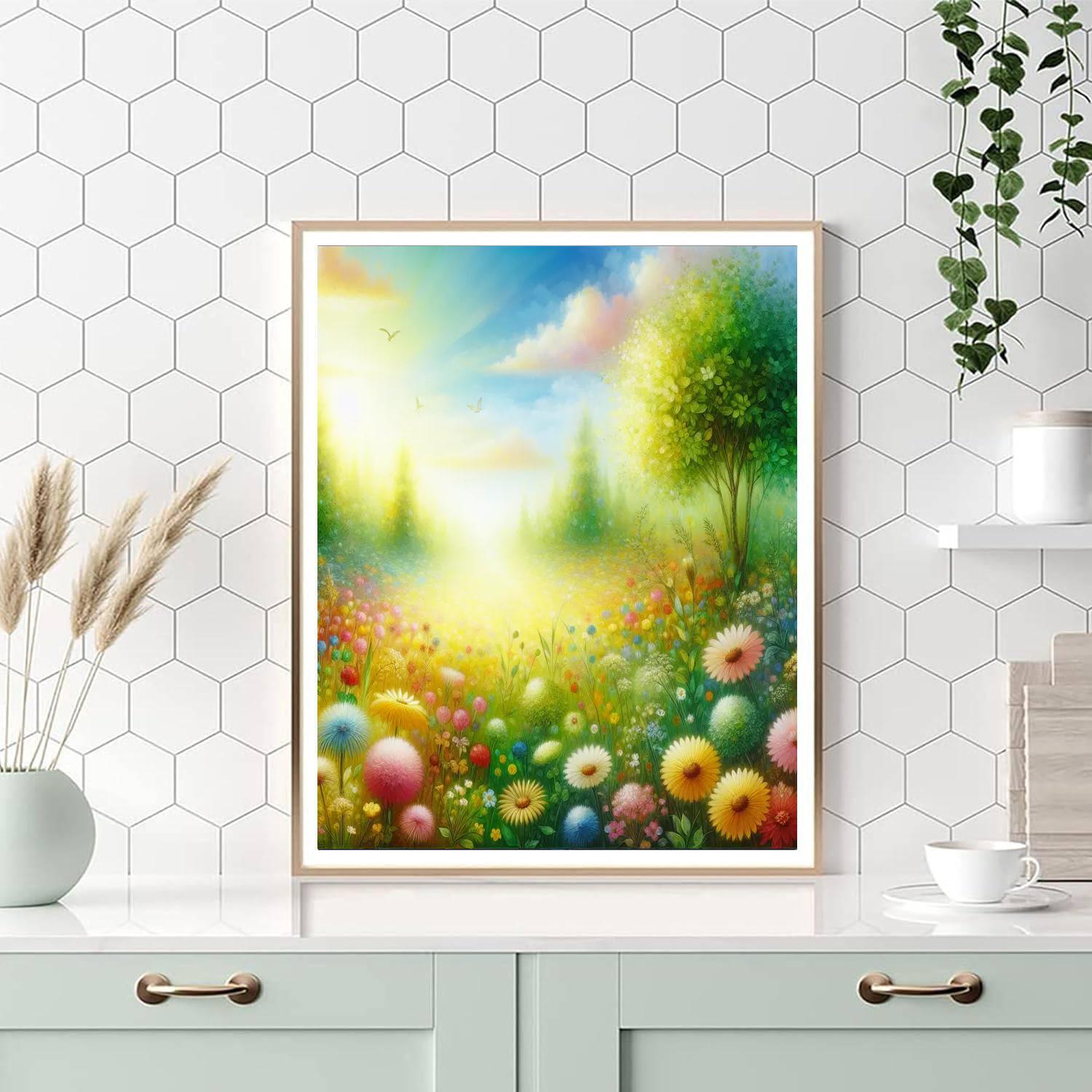 Meadow's Playful Dance Paint By Numbers