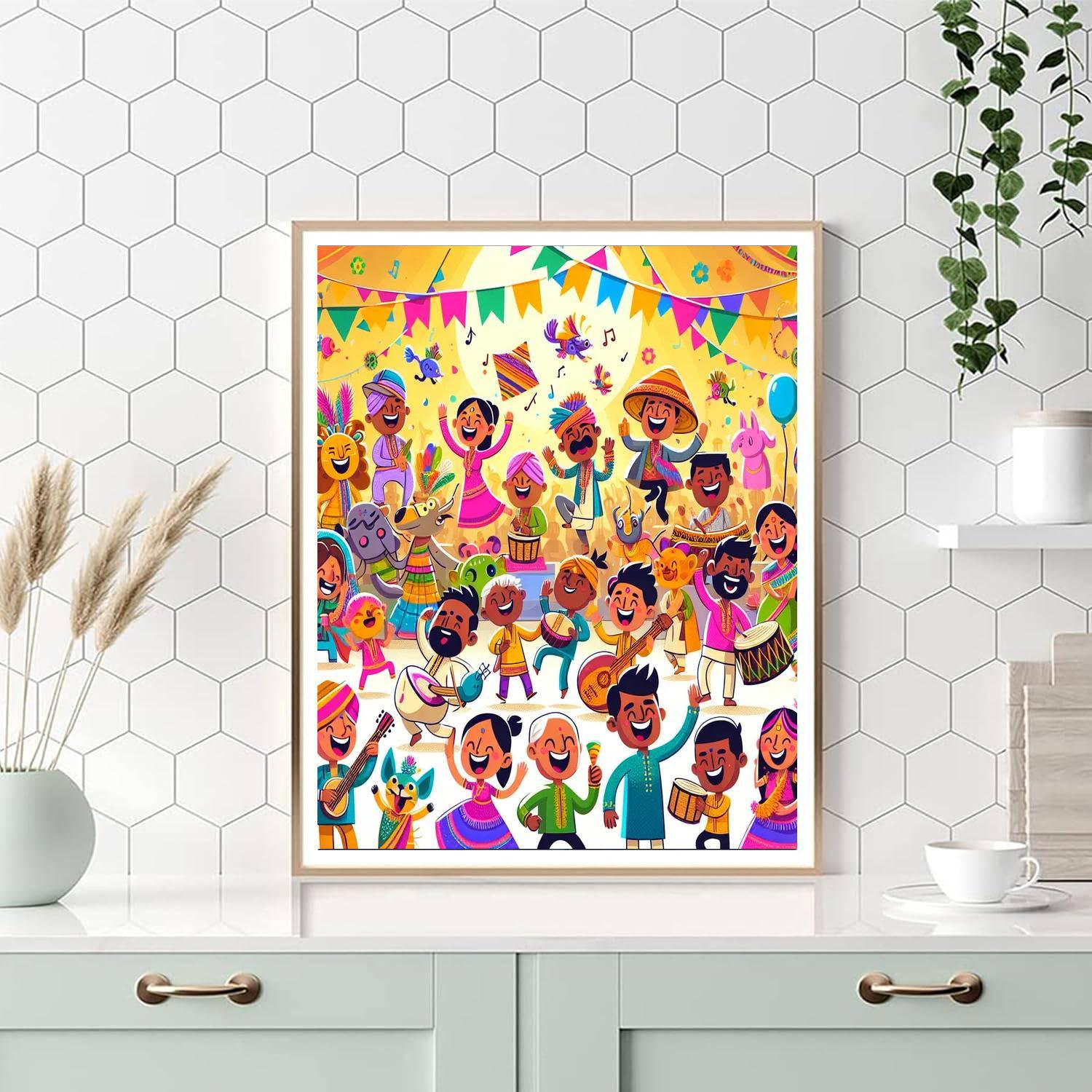 Merry Music Festival Paint By Numbers