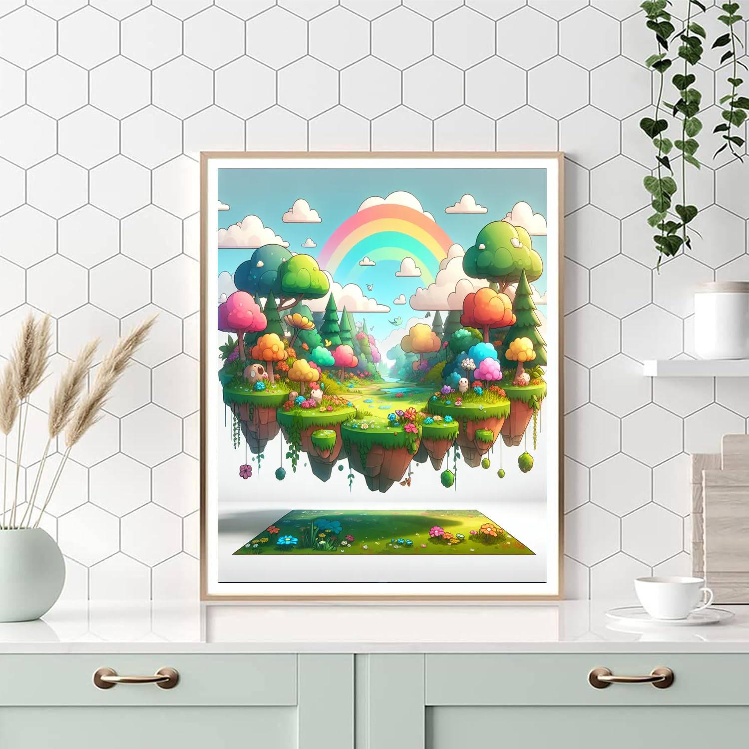 Imaginative Skyland Journey Painting Number Kit