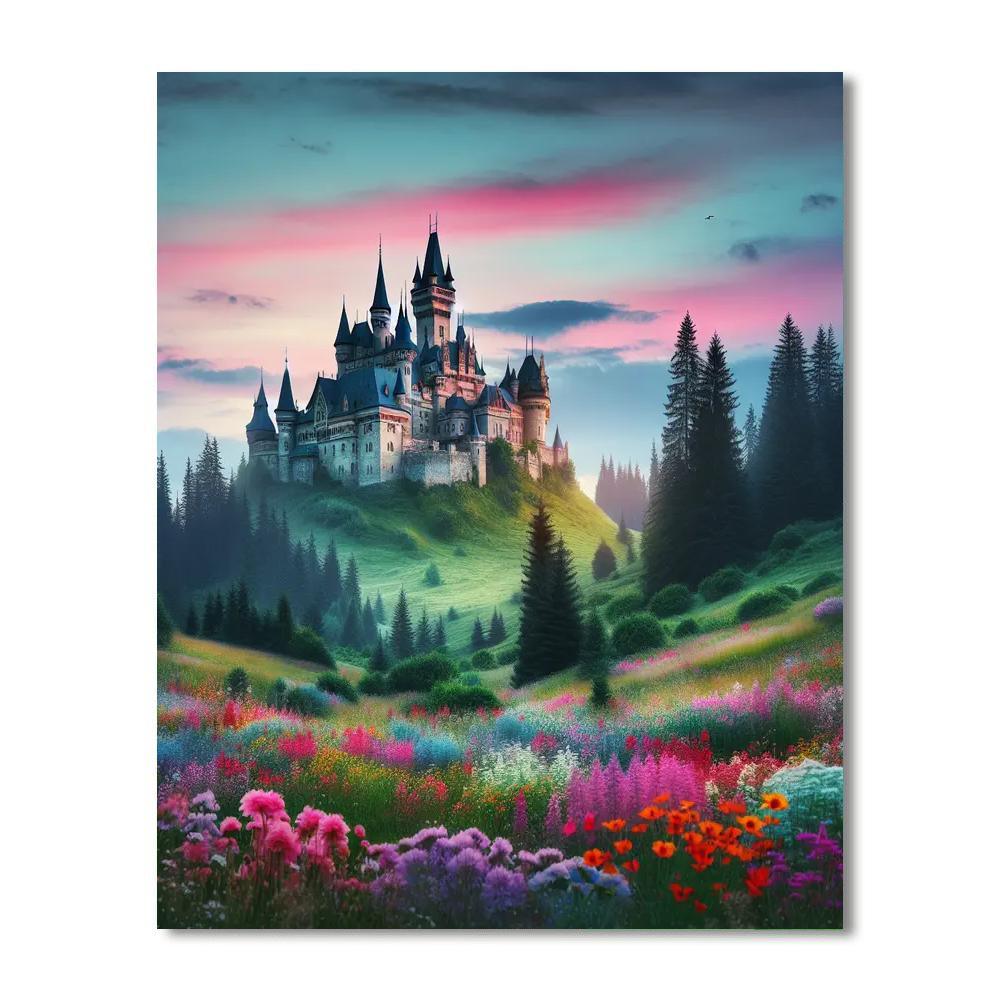 Fairy Tale Castle Retreat Paint By Number