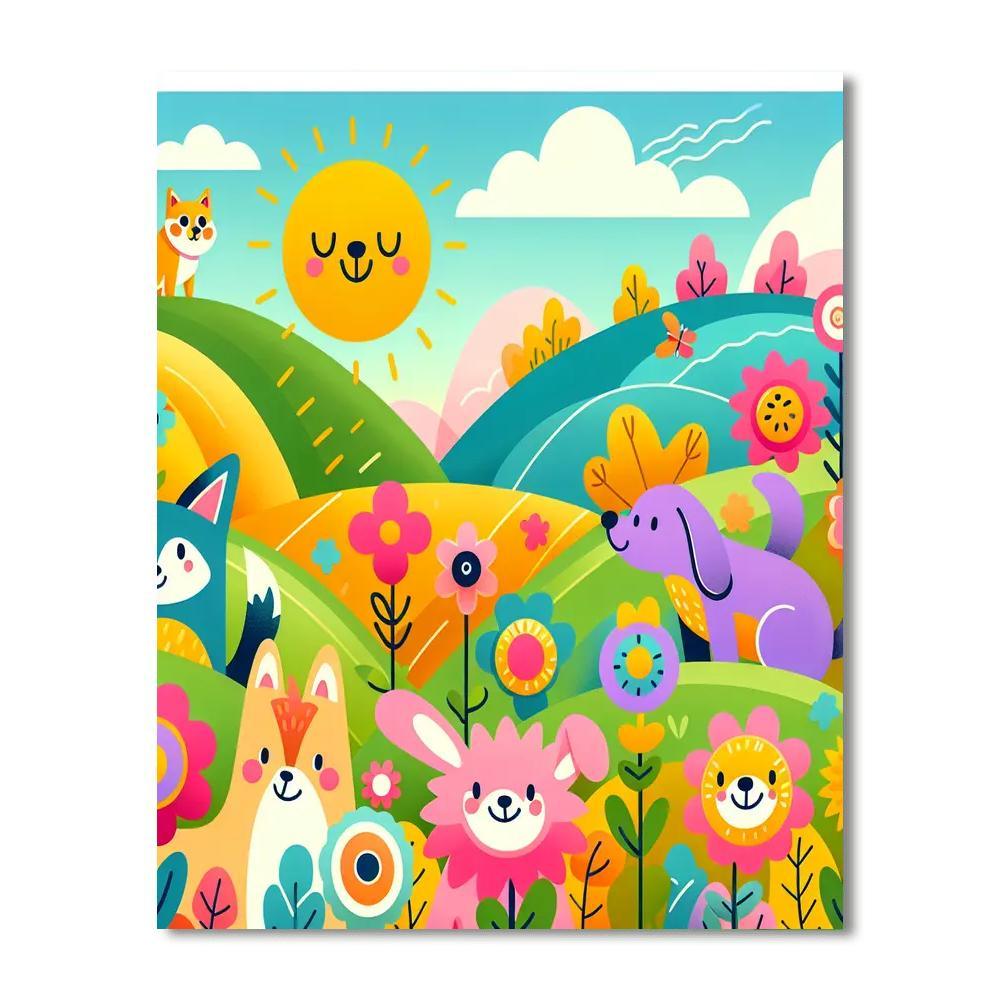Animal Friends Adventure Paint By Number