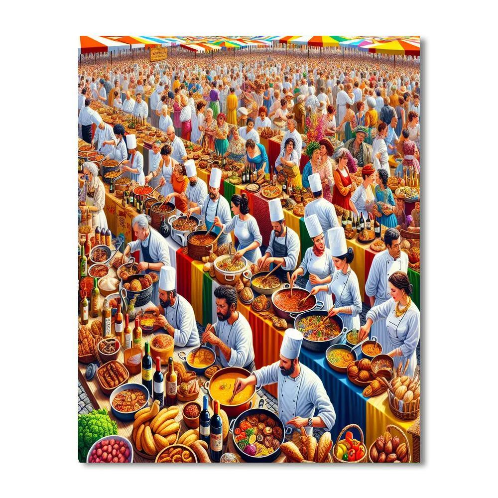 Gastronomy Festival - Spain Paint By Number