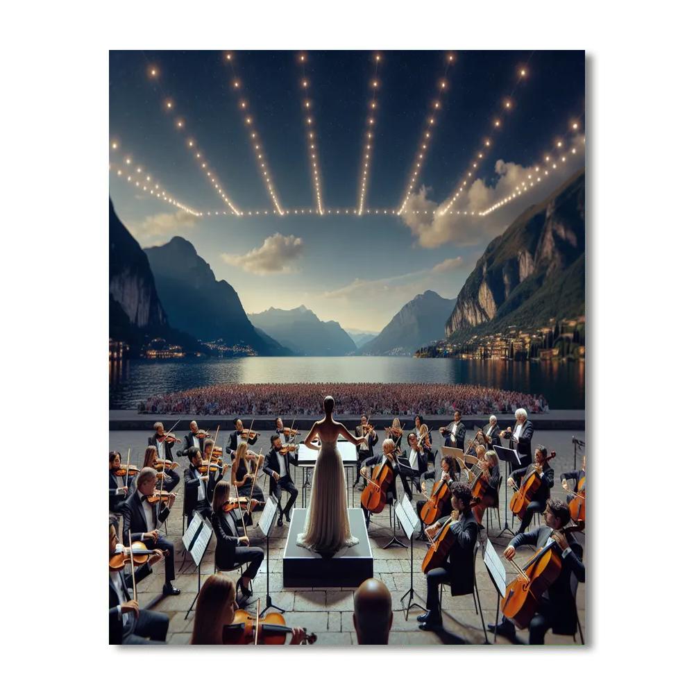 Lugano Festival - Switzerland Paint By Number