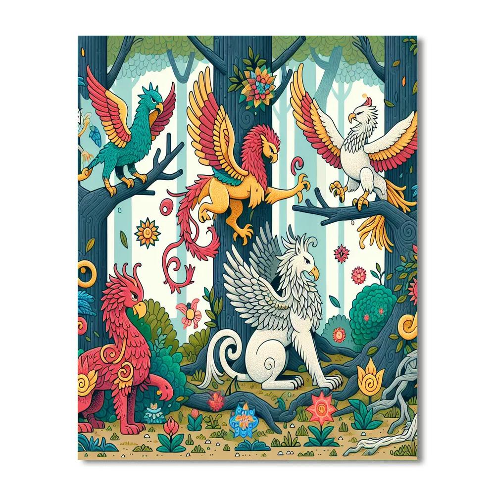 Mythical Missions Number Painting