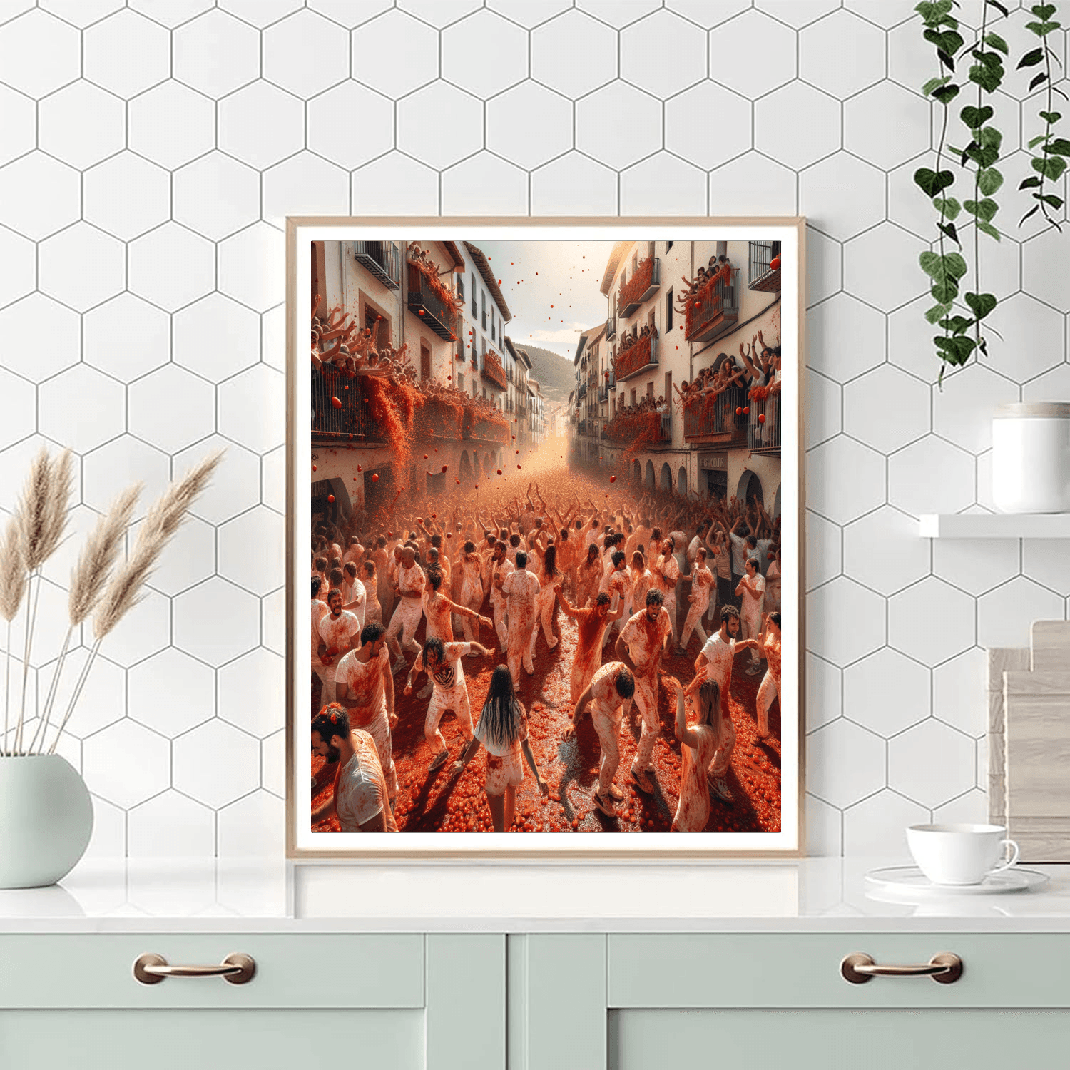 La Tomatina - Spain Paint By Numbers Art